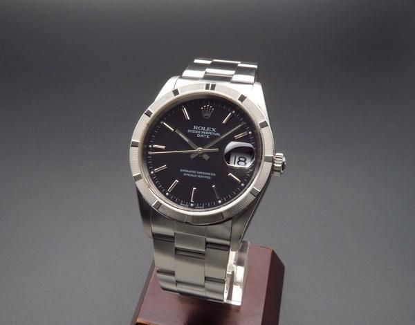2005年 ロレックス オイスター パーペチュアルデイト ref15210 D