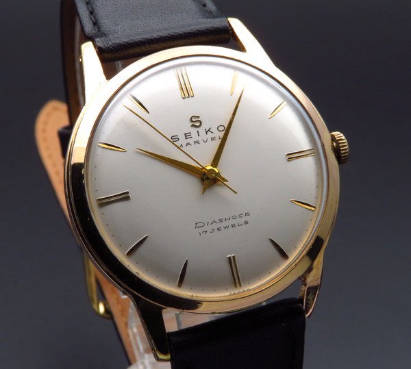 腕時計(アナログ)超特価、❤️ 金14セイコーマーベル K 14 ゴールドフィールド 手巻き