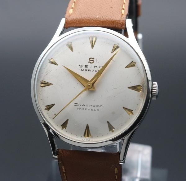 レア 中古] SEIKO 721216 1957製造 ユニーク ヘビSロゴ - メンズ