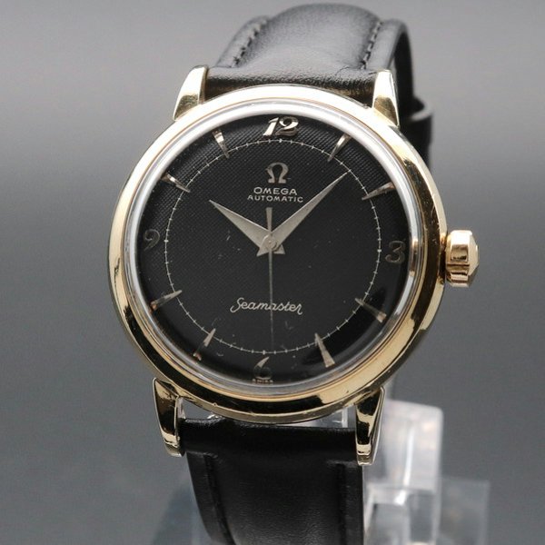 オメガ OMEGA シーマスター アンティーク 黒文字盤 1978年製 - 腕時計 