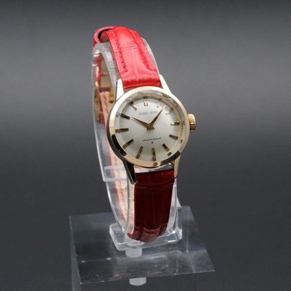 70s 未使用 SEIKO 多面カットガラス 腕時計 アンティーク ヴィンテージ 