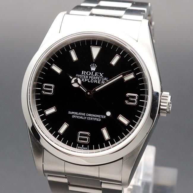 1997年 ROLEX ロレックス エクスプローラーⅠ 14270 U番 ヴィンテージ 仕上 オンリースイス【OH済】