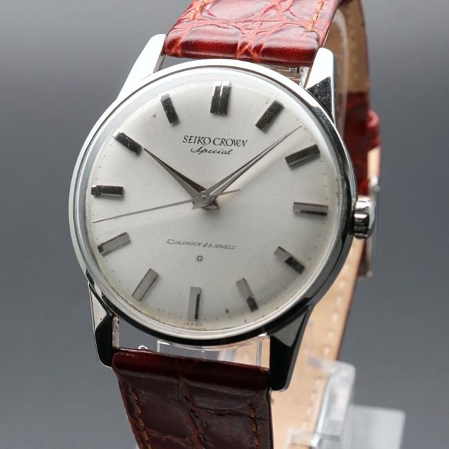 SEIKO- CROWN- SPECIAL 23石手巻きO・Ｈ済み ※-