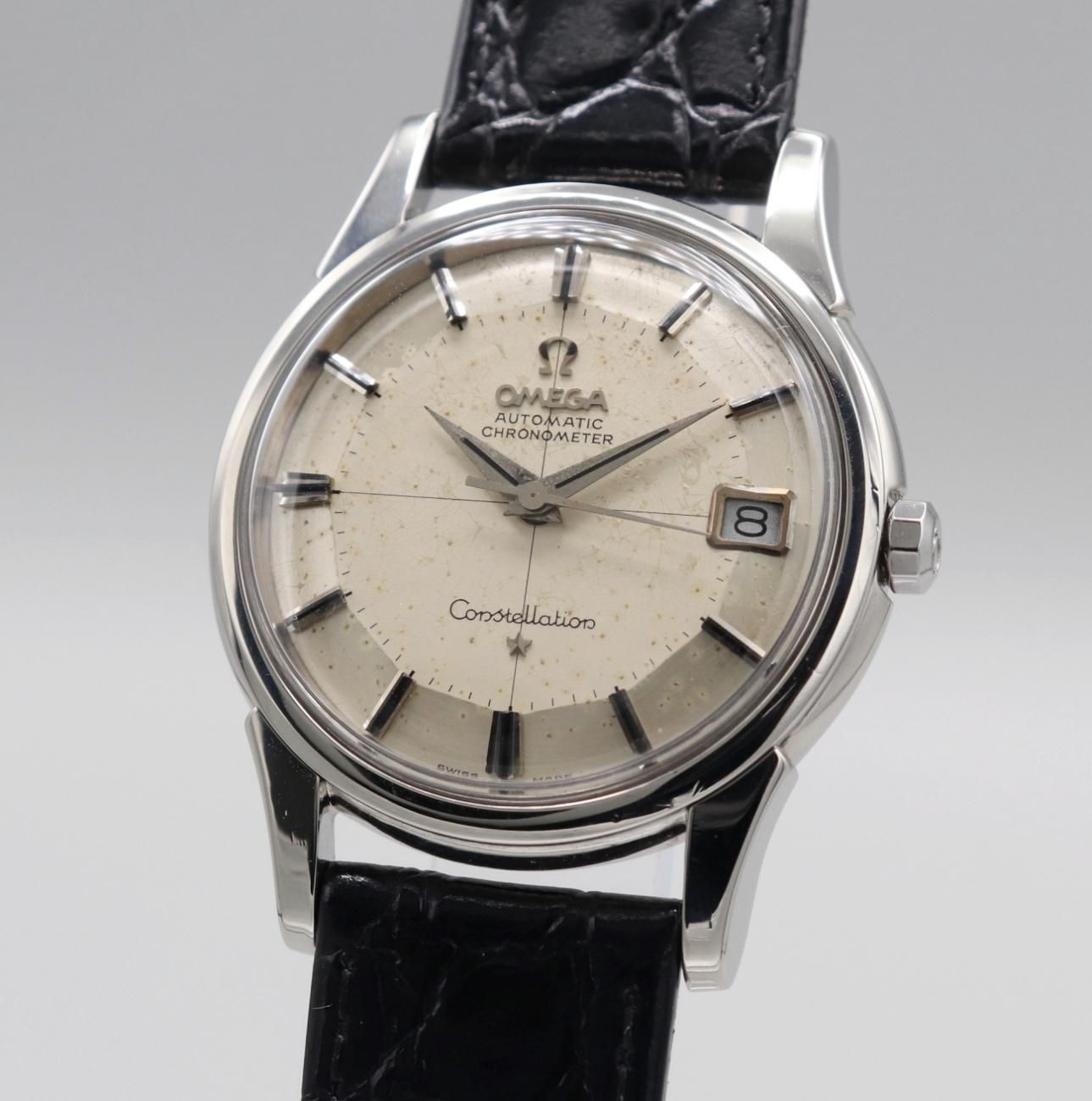 ☆訳あり【OMEGA】オメガ コンステレーション 12角 Cal.561 デイト ref.168004-63 自動巻き メンズ_700393【ev20】