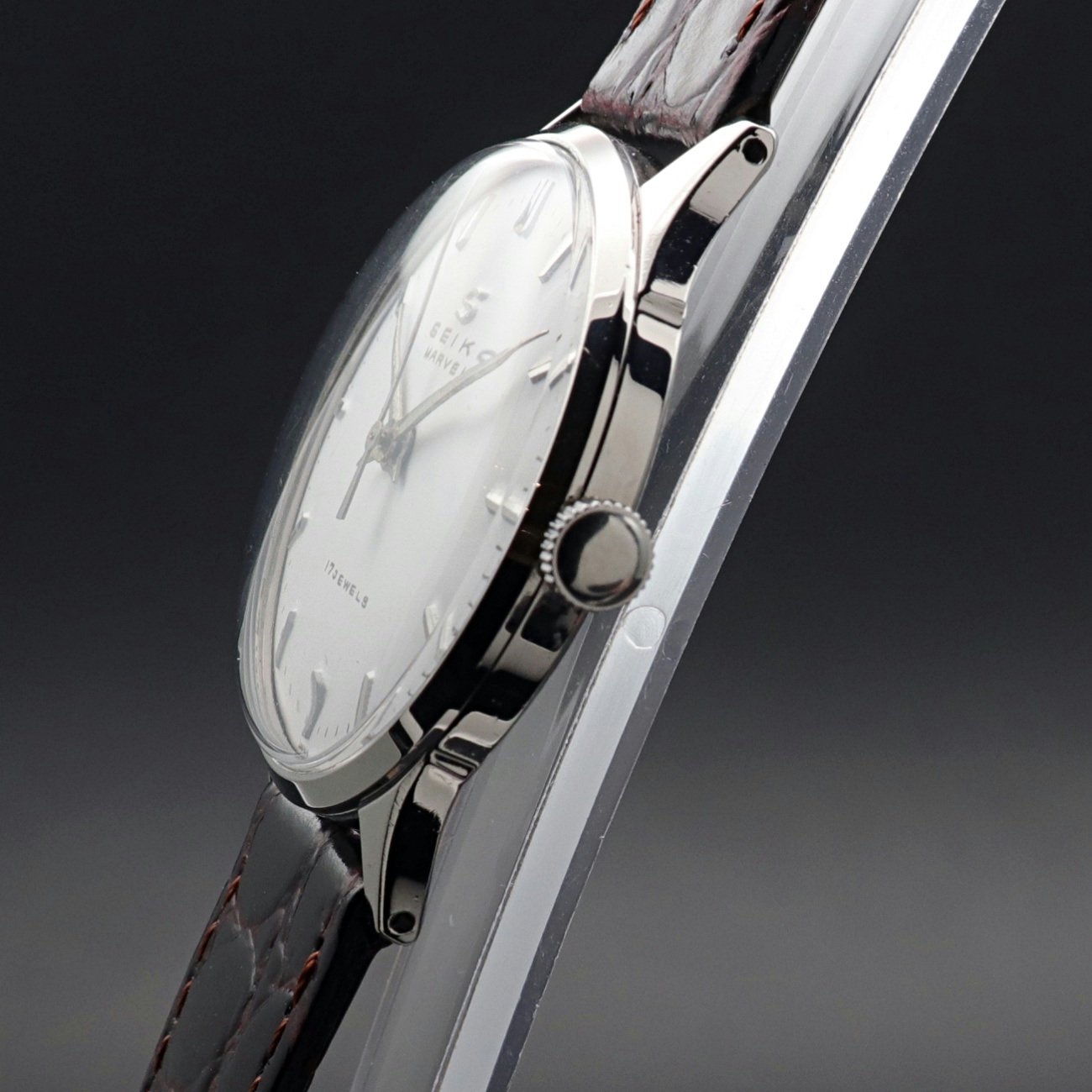 SEIKO ☆アンティーク　1960年代名機　　SEIKO　 SEIKOSPORTSMATIC 17石　自動巻紳士腕時計　 純正SEIKO新品ベルト　美品