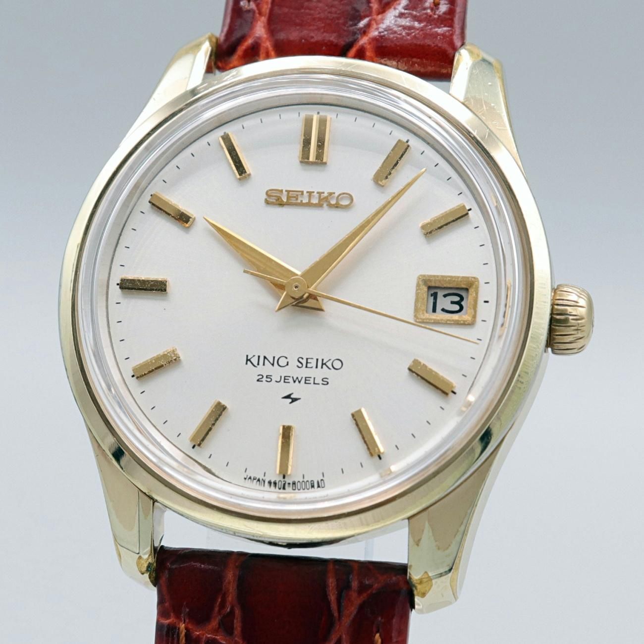 黒 桜古典 KING SEIKO 自動巻4402-8000 SGP WATER PROOF - 通販 - www