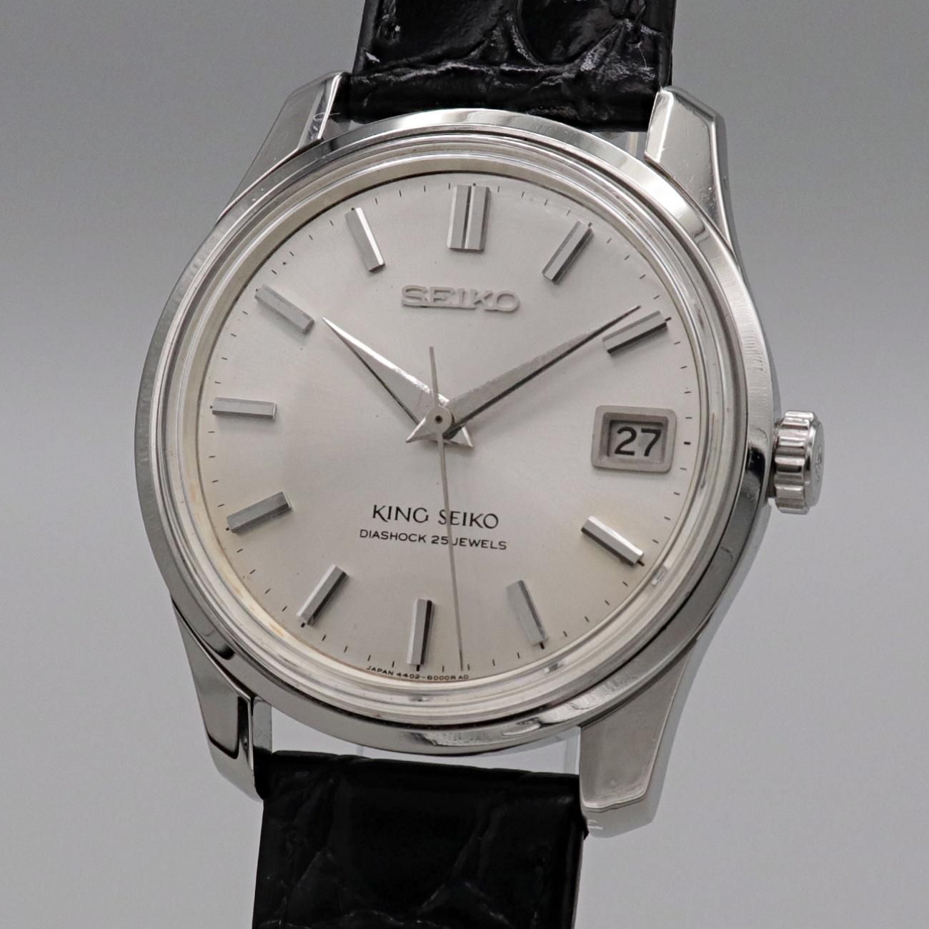 SEIKO ☆　4402A.　キングセイコー.　　三番受け.　受け石なし.