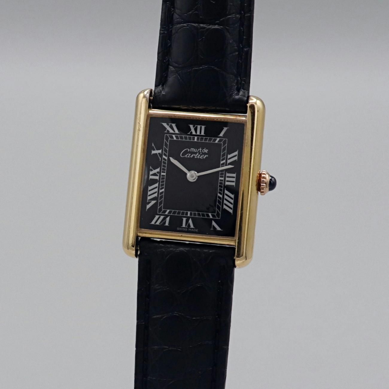 Cartier 70's プレマストタンク LM 手巻き 9月OH カルティエ