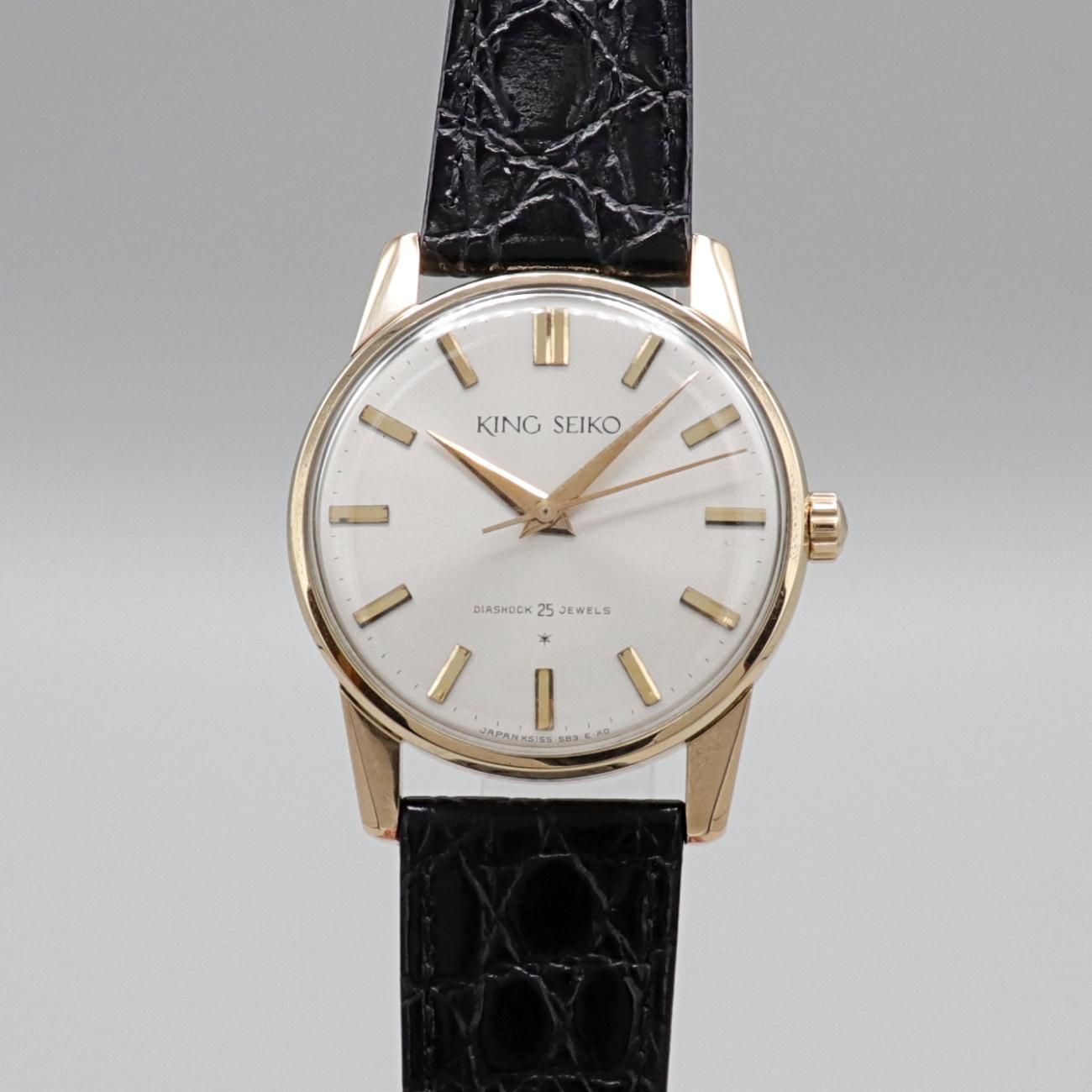 1962年 キングセイコー 希少 ファースト 14GF 手巻き 盾マーク Sマーク