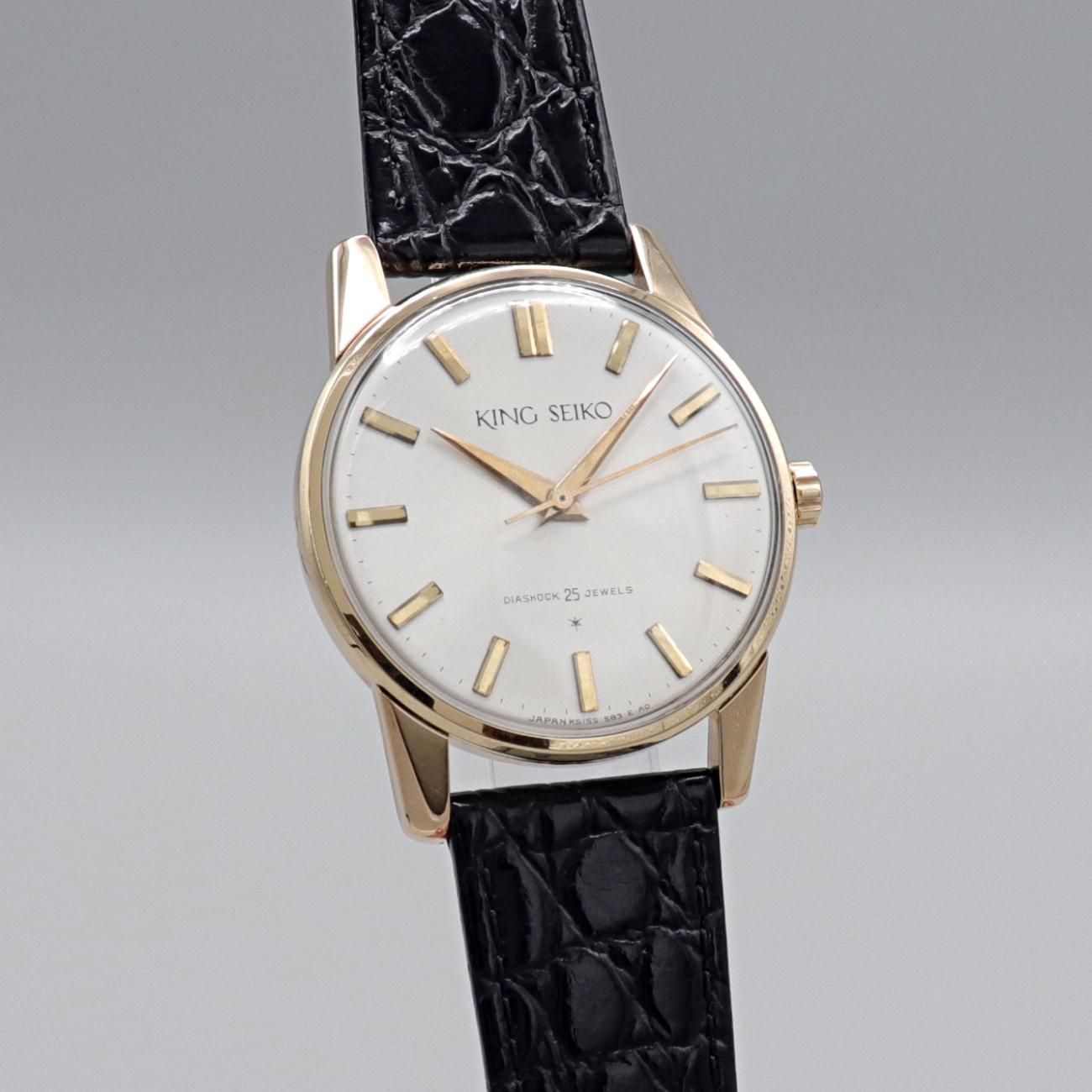 1962年 キングセイコー 希少 ファースト 14GF 手巻き 盾マーク Sマーク