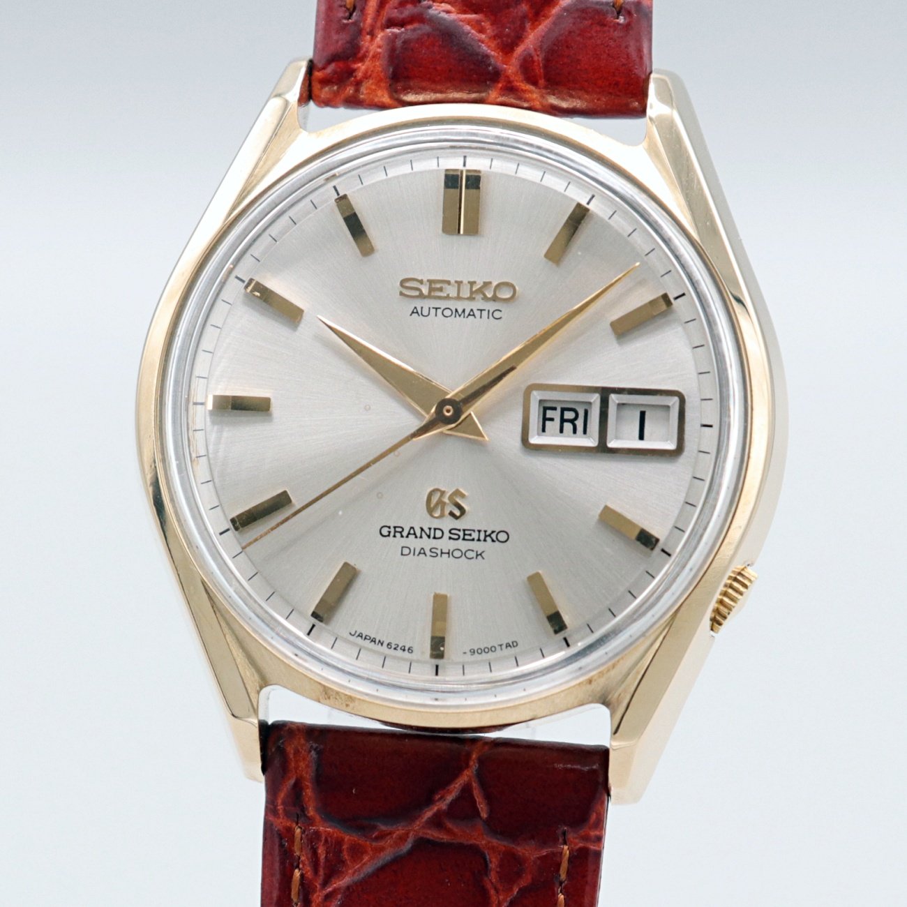 1966's GRAND SEIKO 6246-9000 antique automatic GOLDCAP vintage