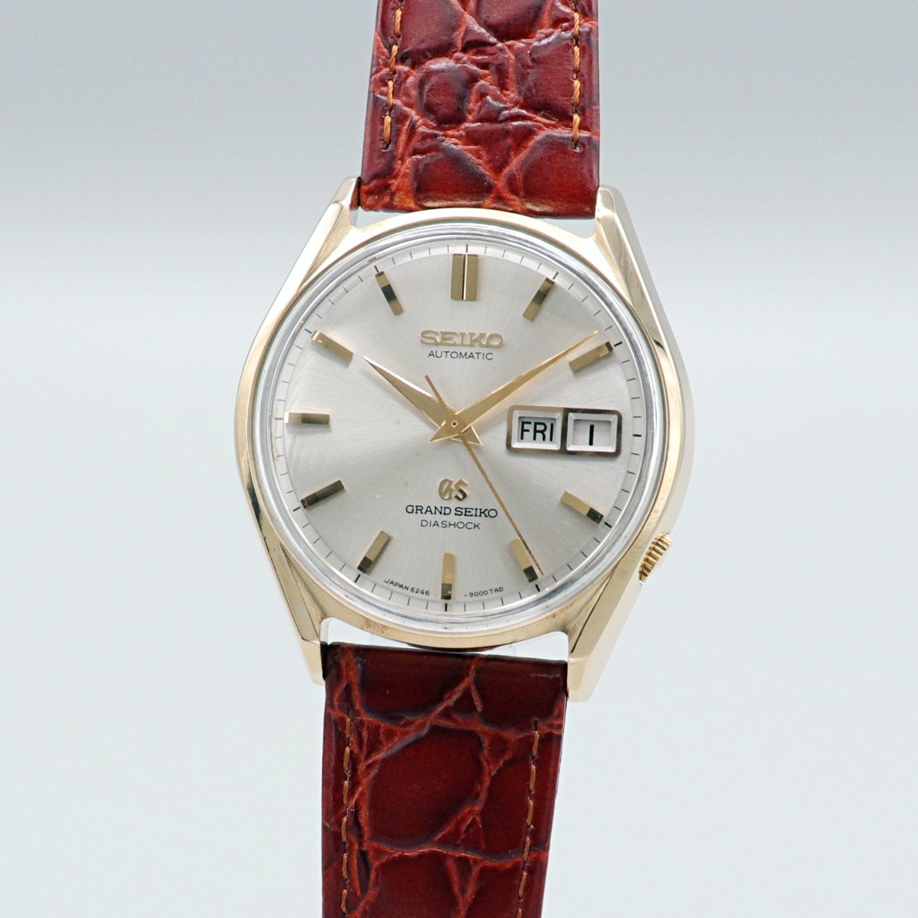 1966's GRAND SEIKO 6246-9000 antique automatic GOLDCAP vintage