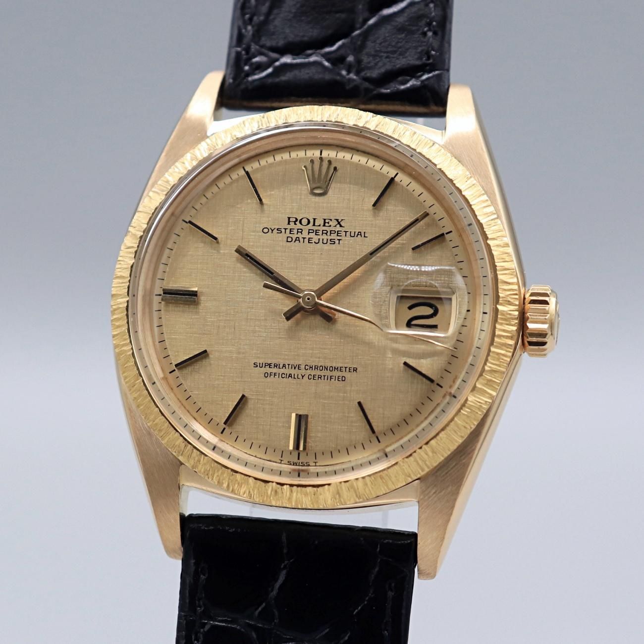 Vintage ROLEX 金無垢 ロレックスレディース - レザーベルト