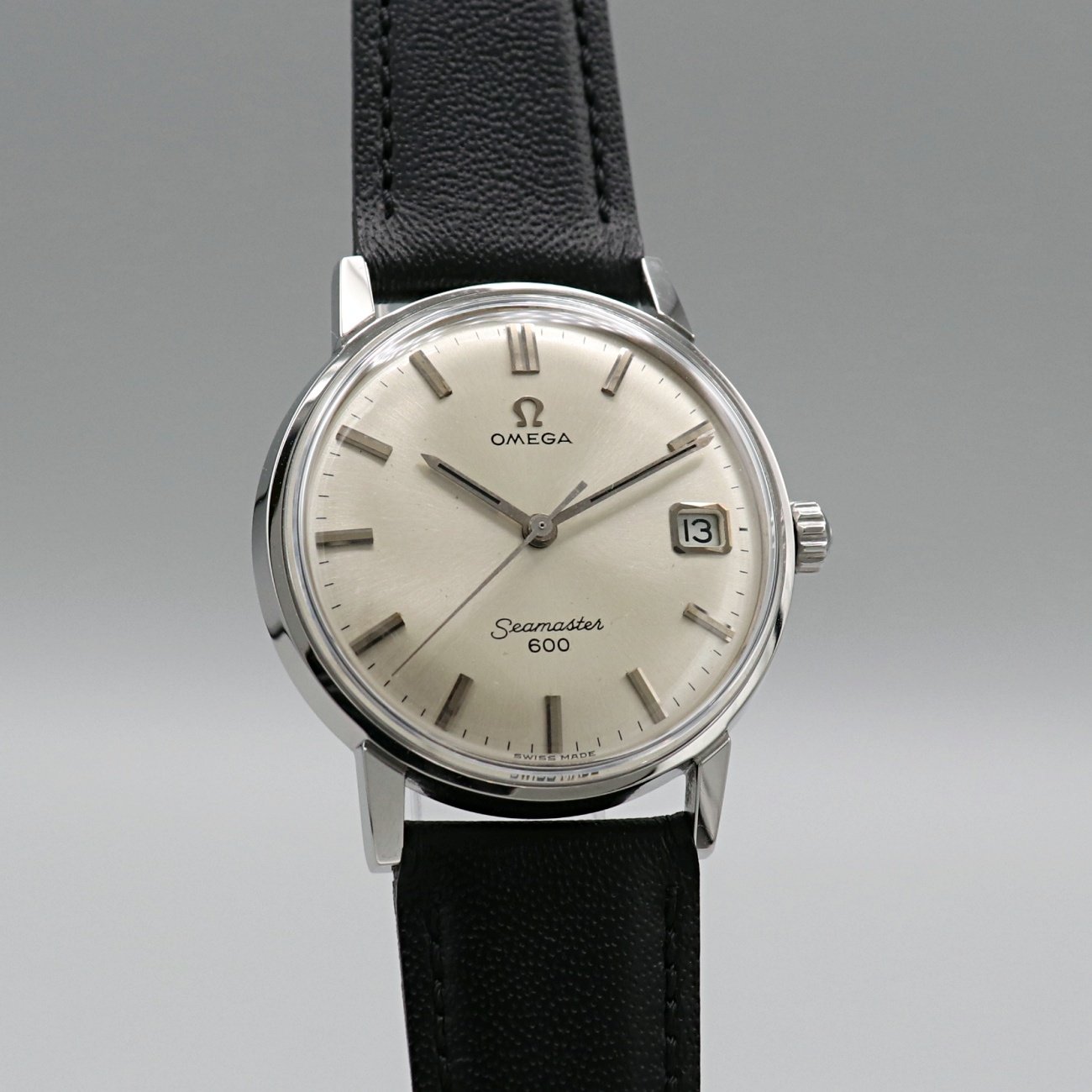 ビンテージ 1960年初期 オメガ シーマスター手巻き 超貴重赤機600 OH済 - 腕時計(アナログ)