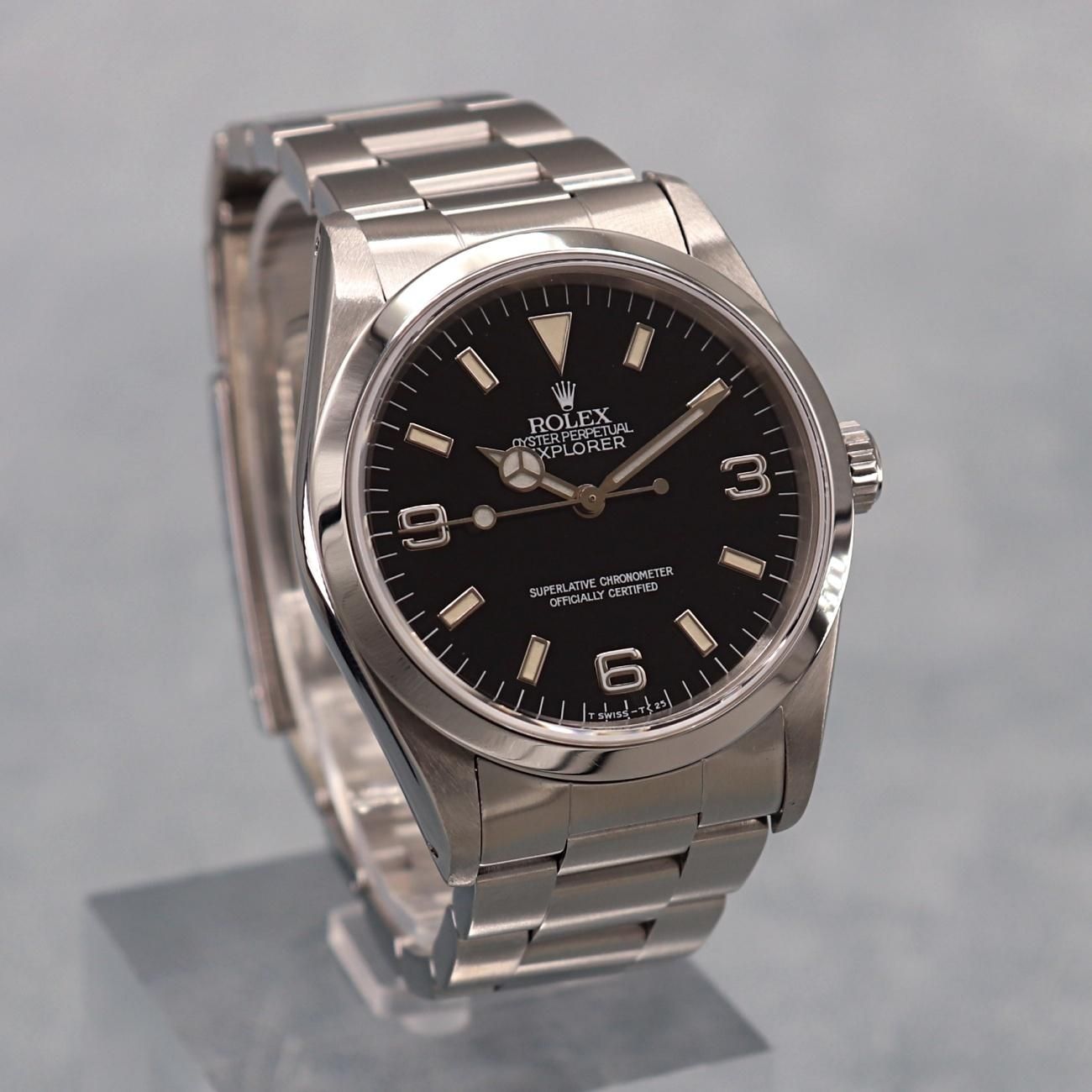 rolex ロレックス エクスプローラー1 14270 X番 1991年 ロレックス ROLEX ”エクスプローラー1 Ref.14270 X番(1991年製