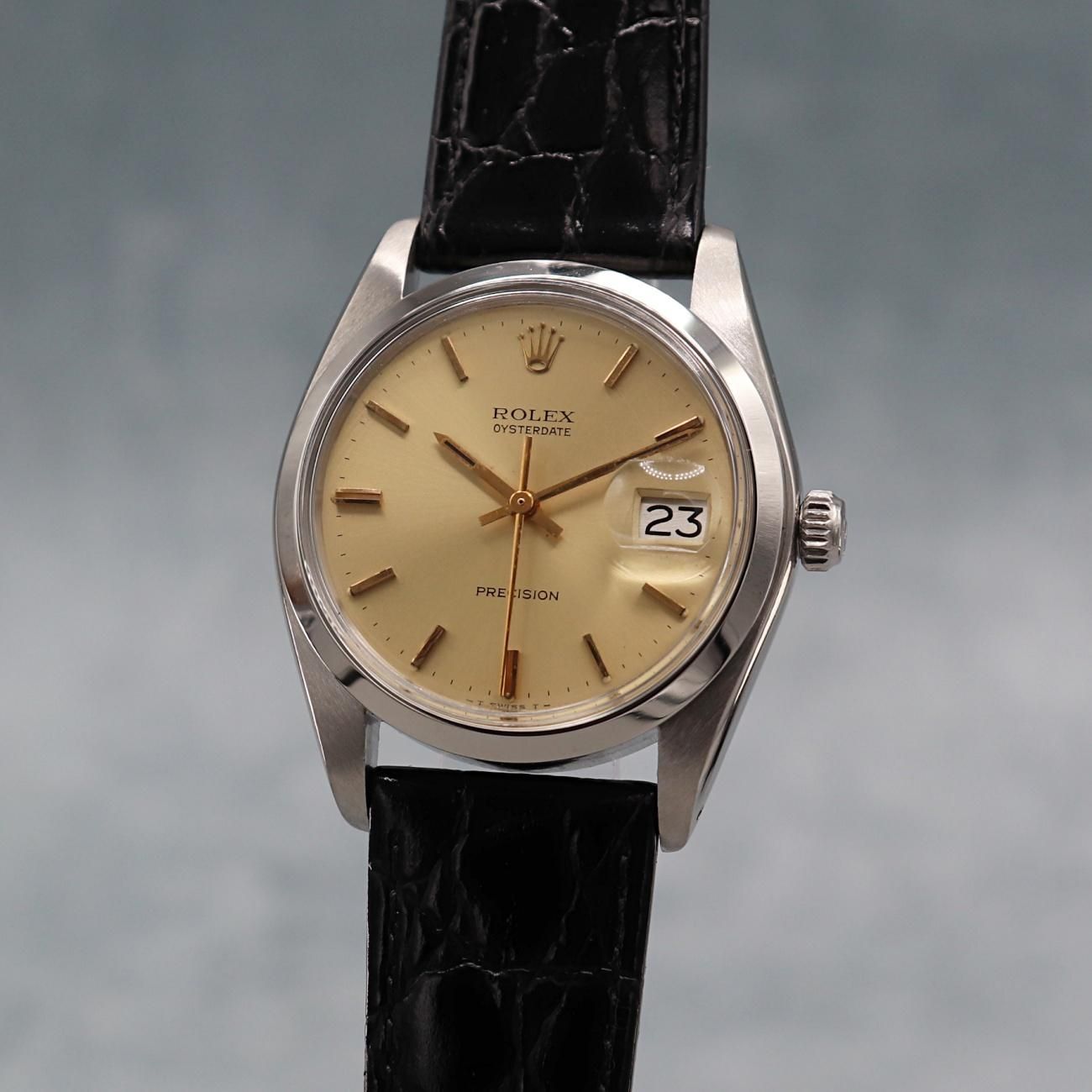 ロレックス　オイスターデイト　PRECISION 手巻き　アンティーク専用ページ 1977年 アンティーク ロレックス オイスター ref6694