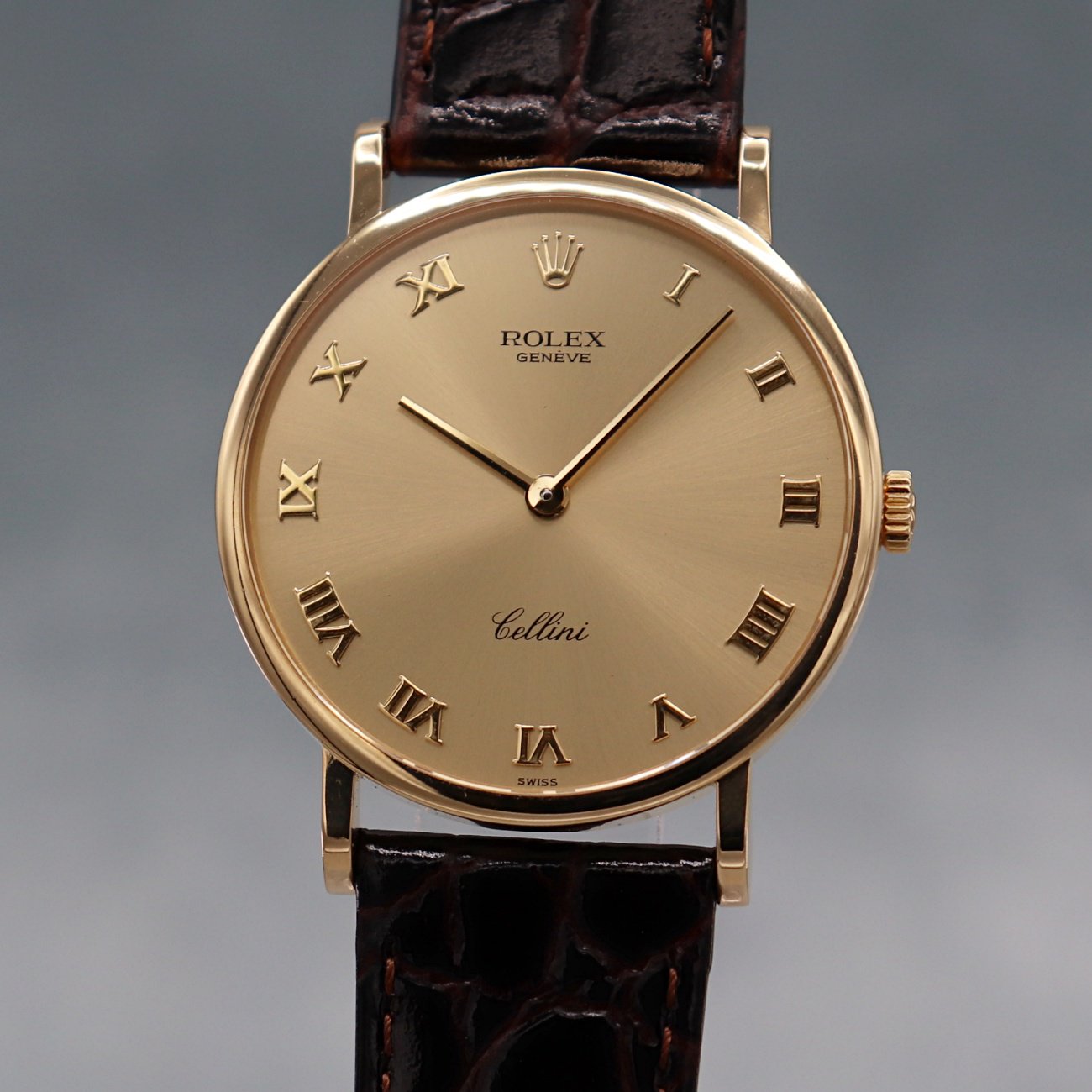 ロレックス ROLEX チェリーニ 5112 金無垢 手巻き - 腕時計(アナログ)