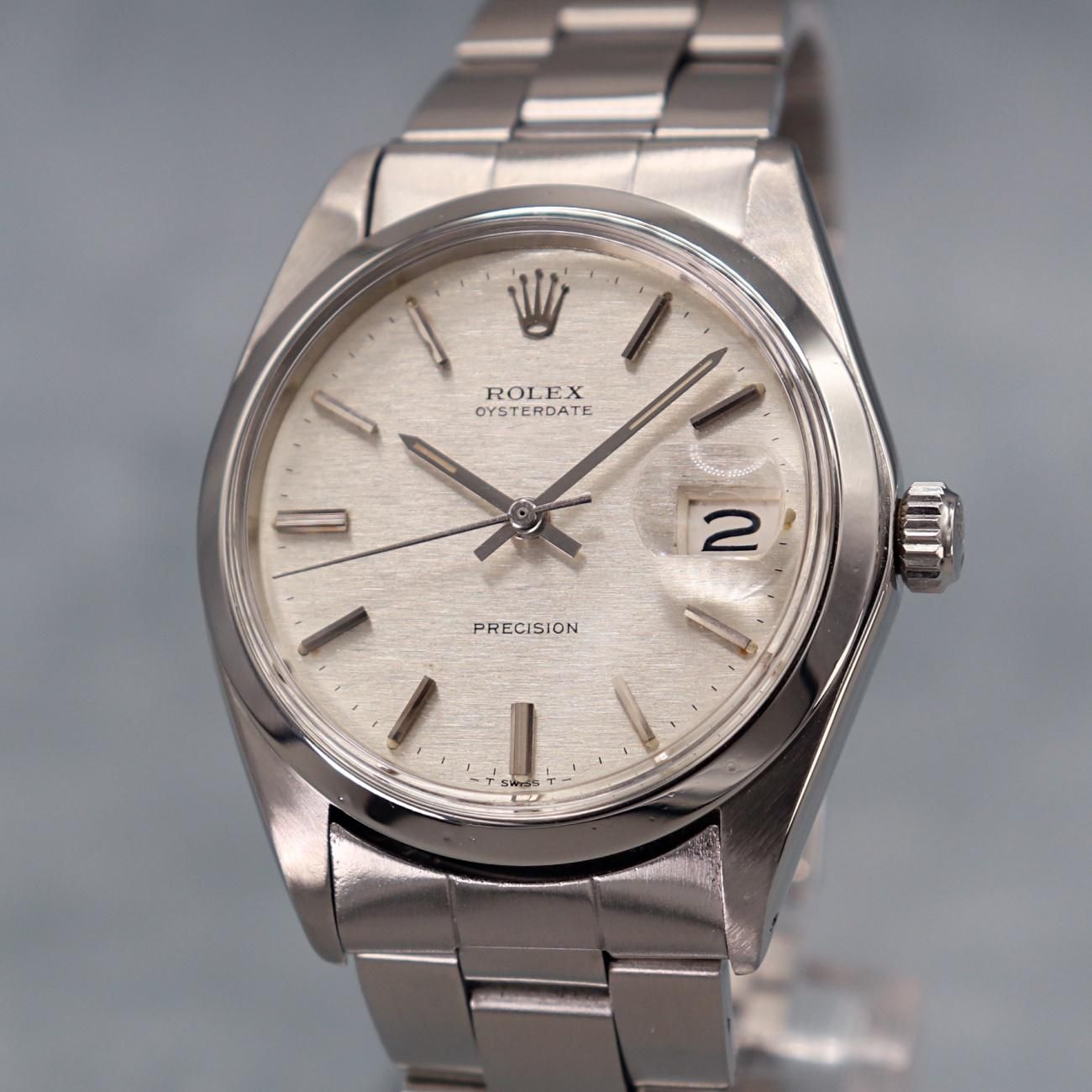 ROLEX　PRECISION　　アンティーク手巻き　(分解掃除済）ファッション小物