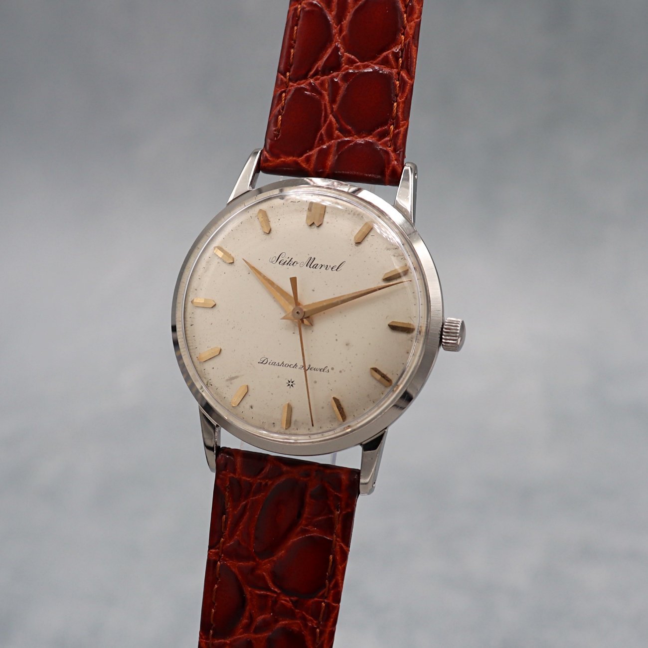 60s セイコー ファッション 17石 手巻 腕時計 アンティーク
