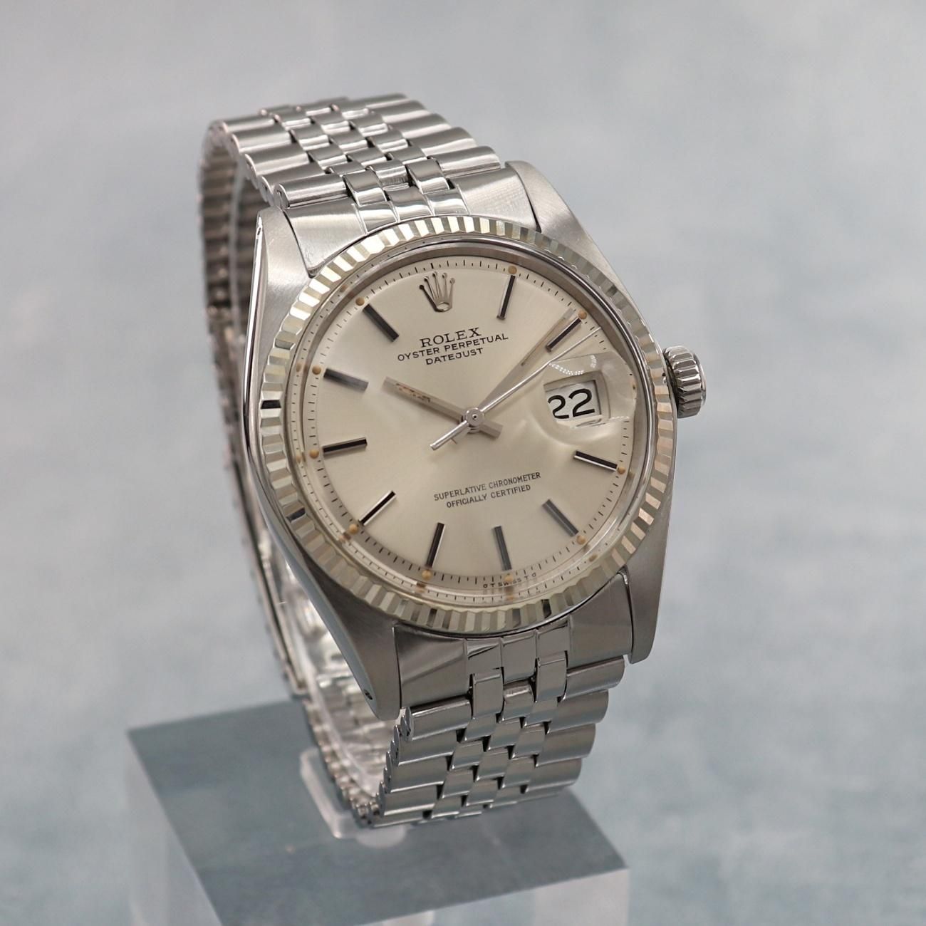 1977年 アンティーク ロレックス デイトジャスト 1601 WGベゼル