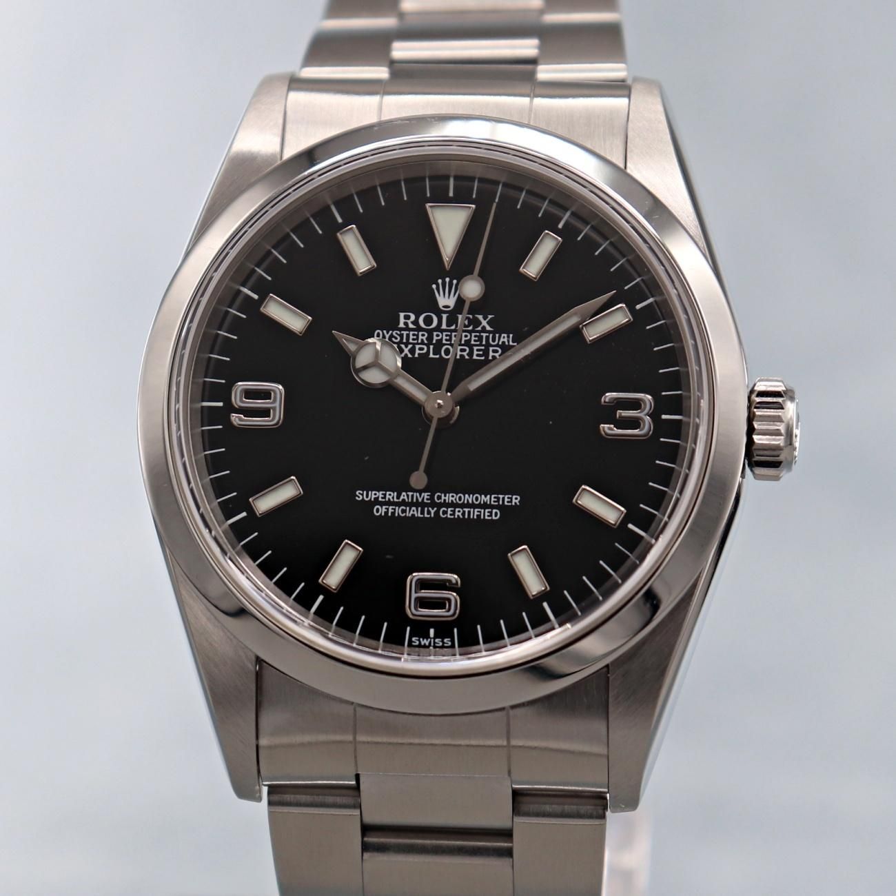 1997年 ROLEX ロレックス エクスプローラーⅠ 14270 U番 オンリー 