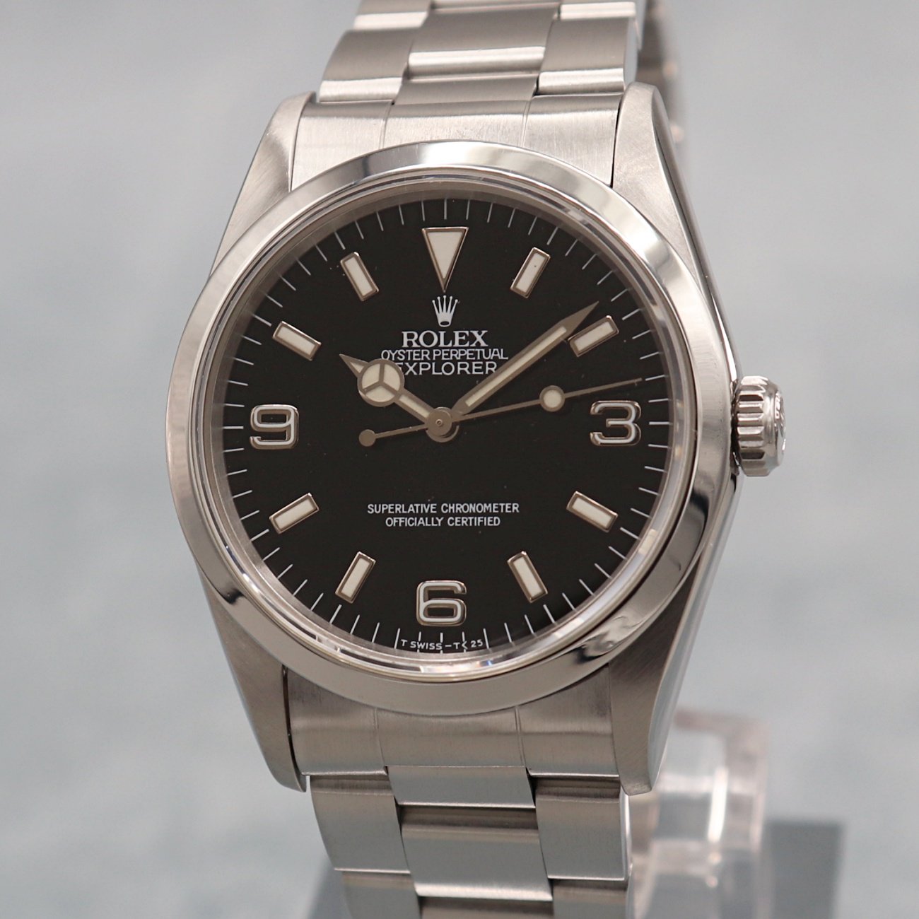 1993年 ROLEX ロレックス エクスプローラーⅠ 14270 S番 トリチ シングル ヴィンテージ【OH済】