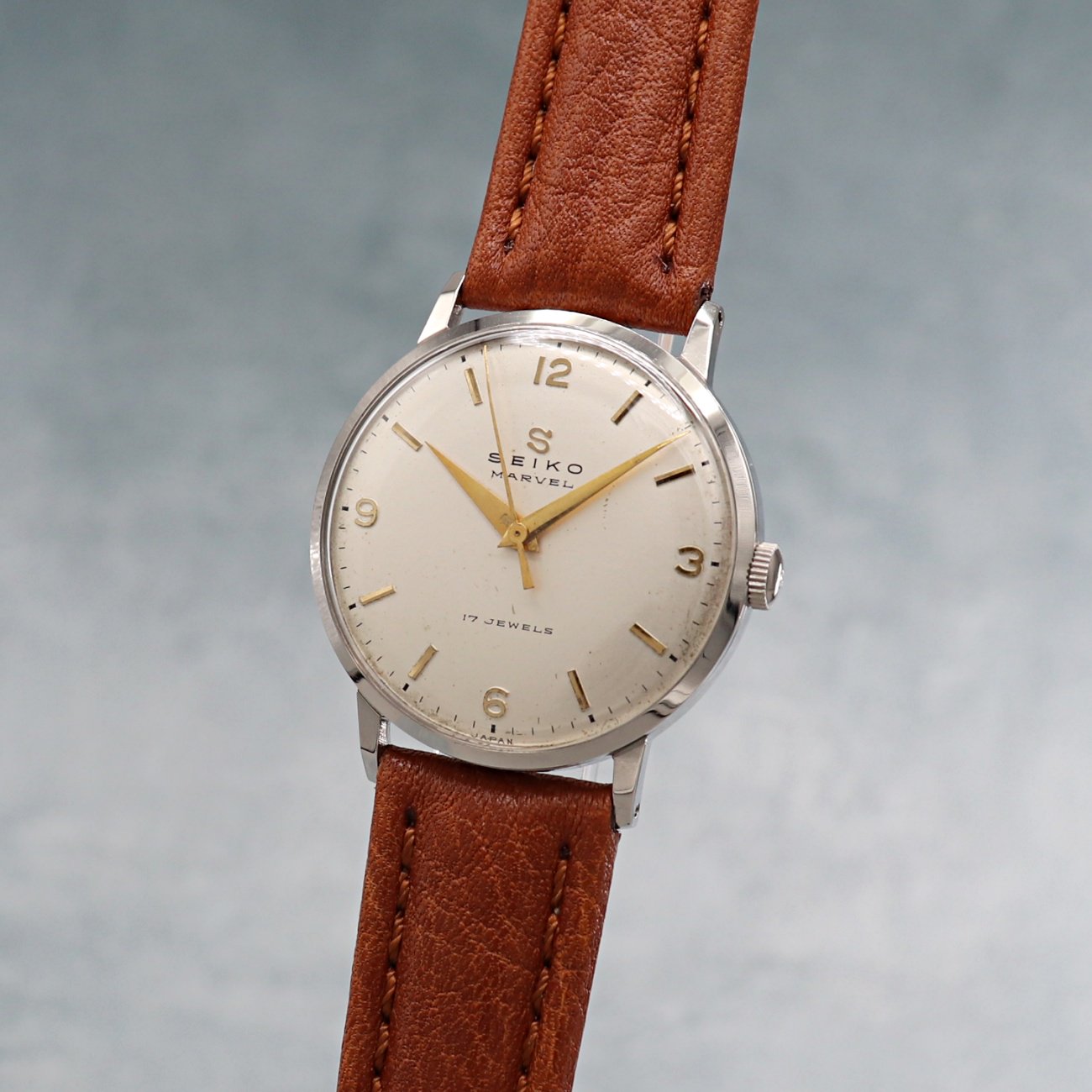 SEIKO セイコー 古い 手巻き 腕時計 Ｓマーク 1755 ジャンク □検:精工 