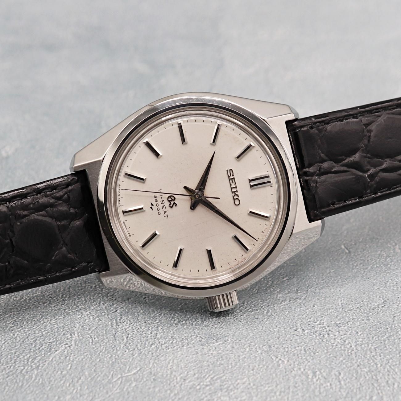 GS グランドセイコー　4520-8000 ノンデイト　OH済　傷なし！超美品！ 1969年製 グランド セイコー アンティーク 4520-8000 ハイビート