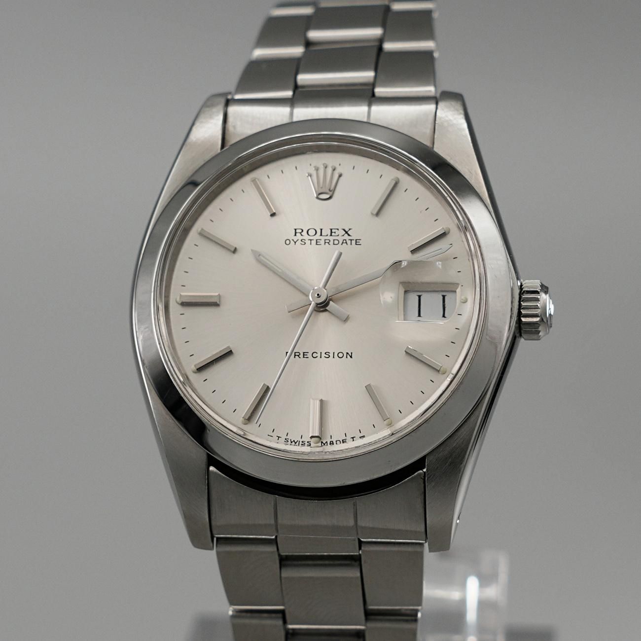 ロレックス　オイスターデイト　PRECISION 手巻き　アンティーク専用ページ ロレックスオイスターデイト プレシジョン 7205リベットブレス