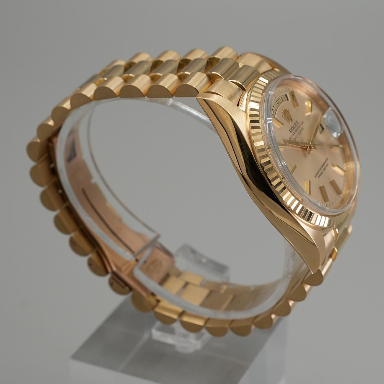 ロレックス　ヴィンテージ デイデイトブレスレットYG無垢Ref1803/8 ロレックス デイデイト 1803 YG 18金無垢 / ROLEX Day Date 1803