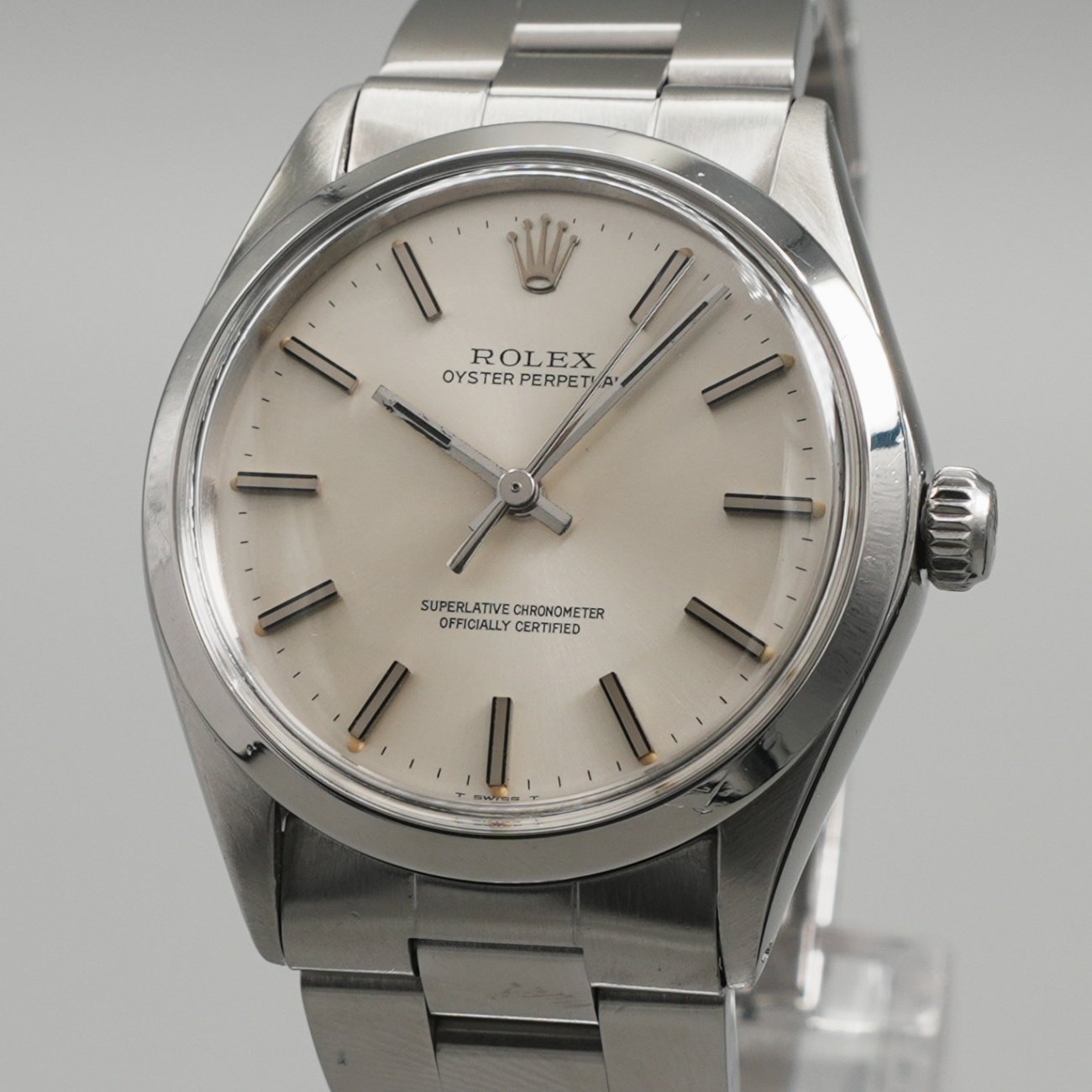 1972年 ロレックス アンティーク ROLEX オイスター パーペチュアル 1002 ノンデイト ヴィンテージ 箱・ギャラ【OH済】