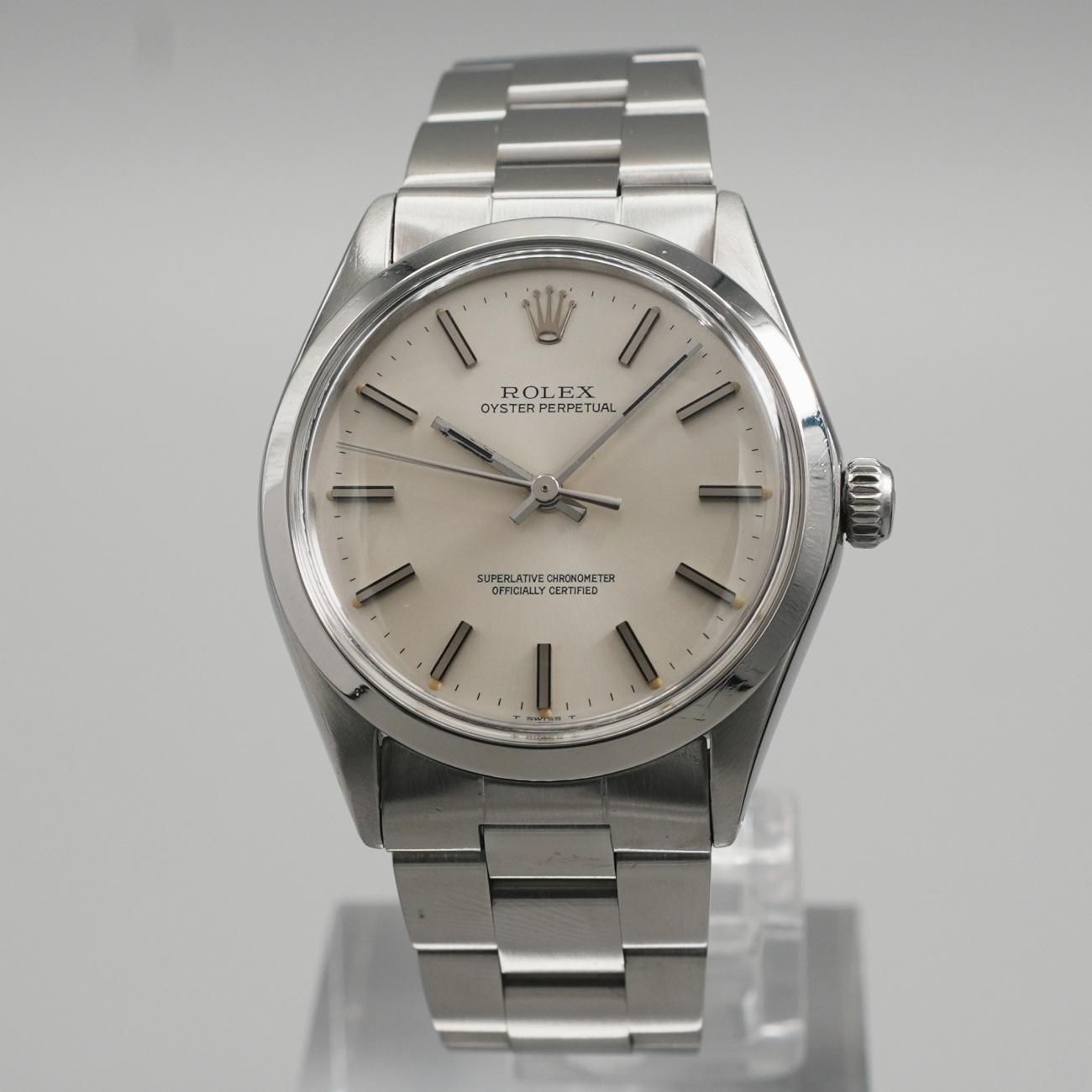 ロレックス 1002 ヴィンテージ 72年 オイパペ 自動巻き 腕時計 コマ稼働