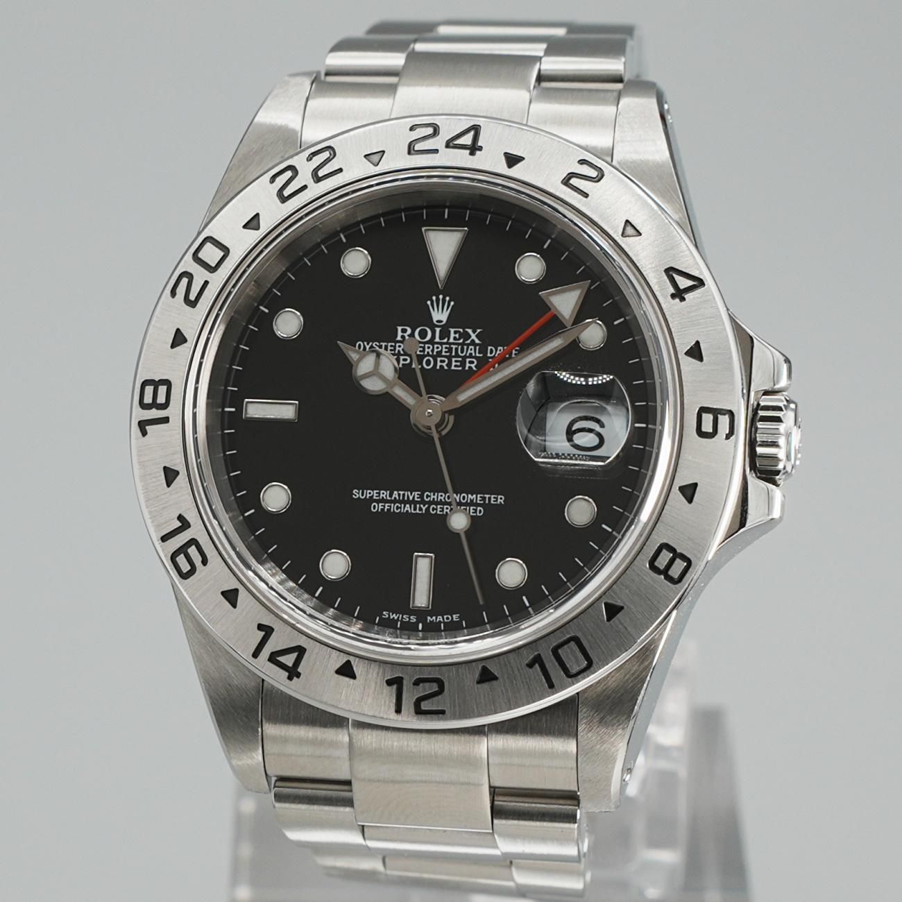 ROLEX エクスプローラⅡ 自動巻き ステンレススチール ブラック ロレックス エクスプローラーII｜ブランド腕時計専門店 通販