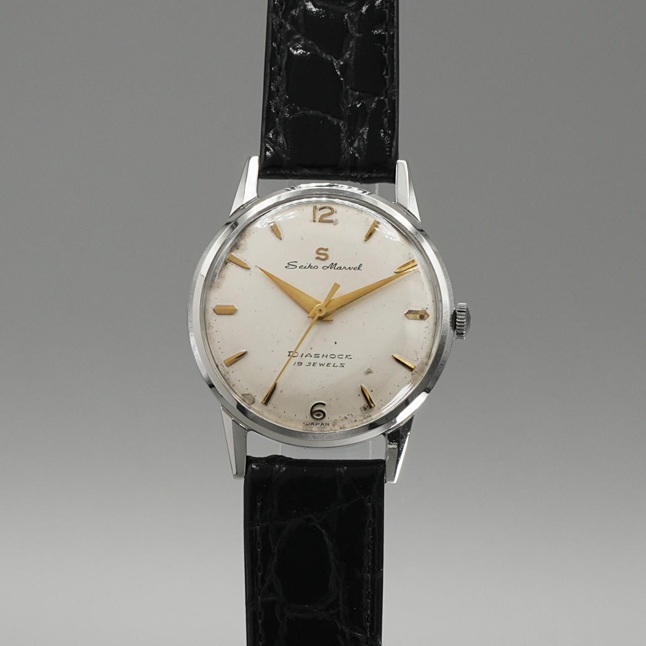 1958年製 アンティーク セイコー マーベル Sマーク 19石 手巻 Sマーク