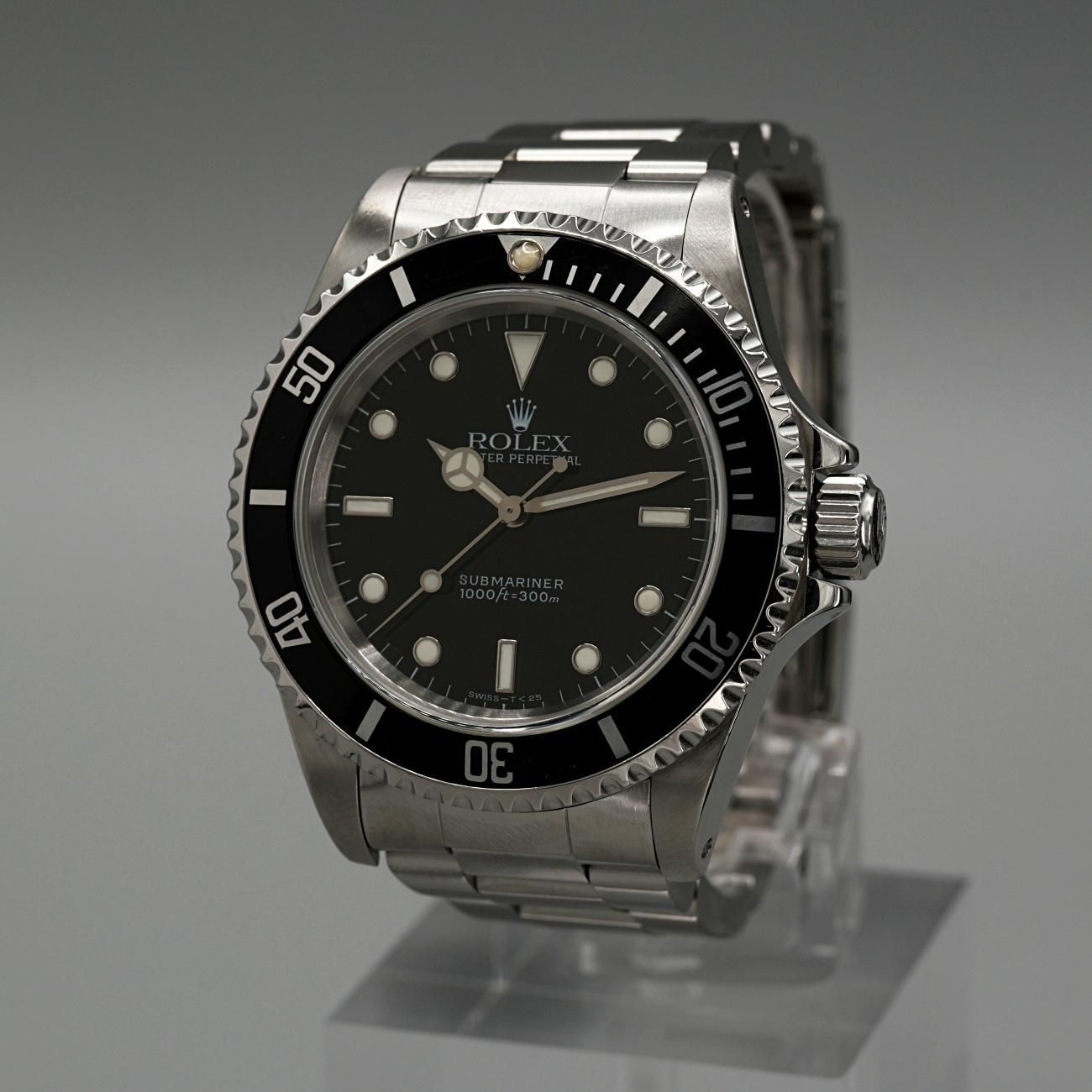 1997年 ロレックス 14060 サブマリーナ ノンデイト U番 トリチウム夜光