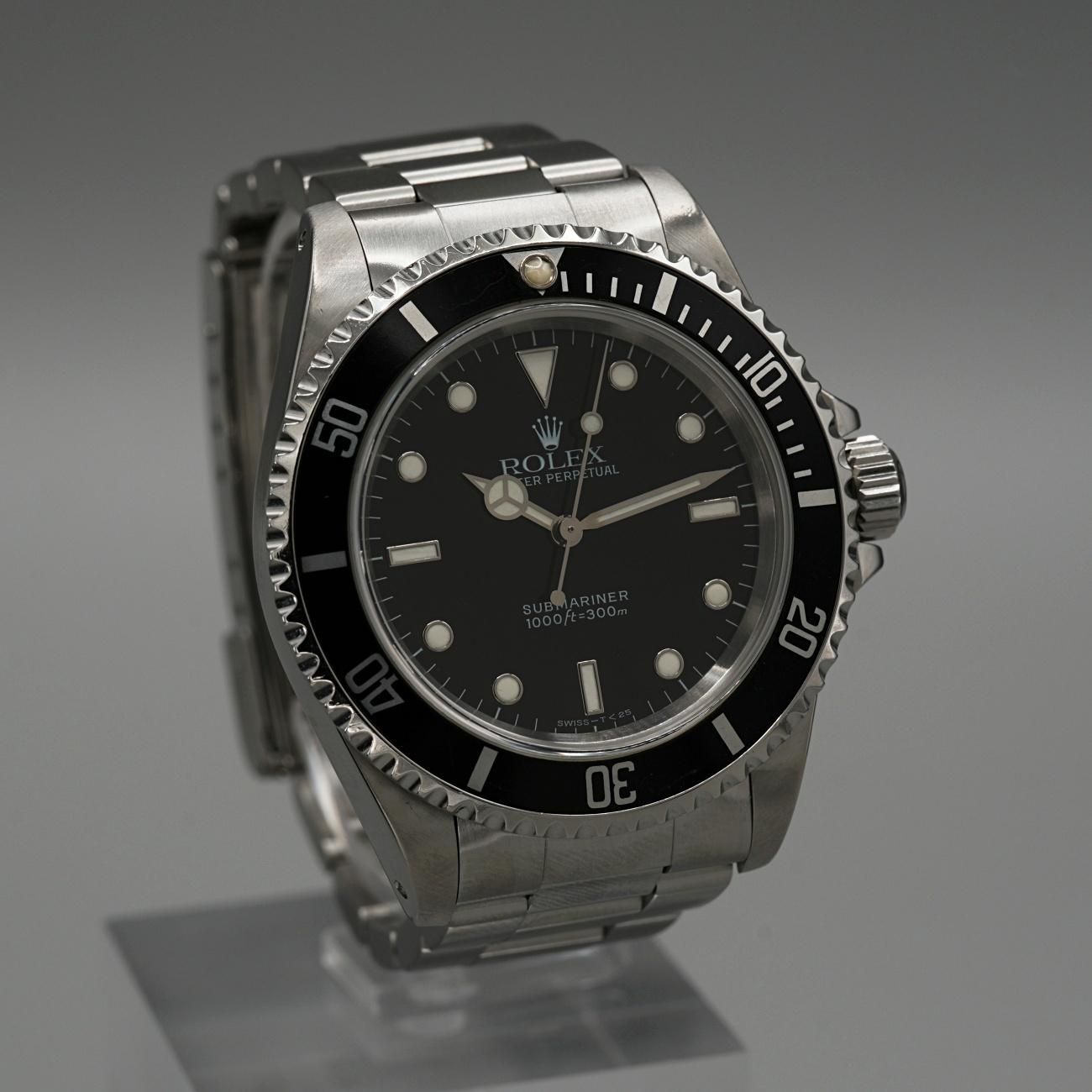 1997年 ロレックス 14060 サブマリーナ ノンデイト U番 トリチウム夜光