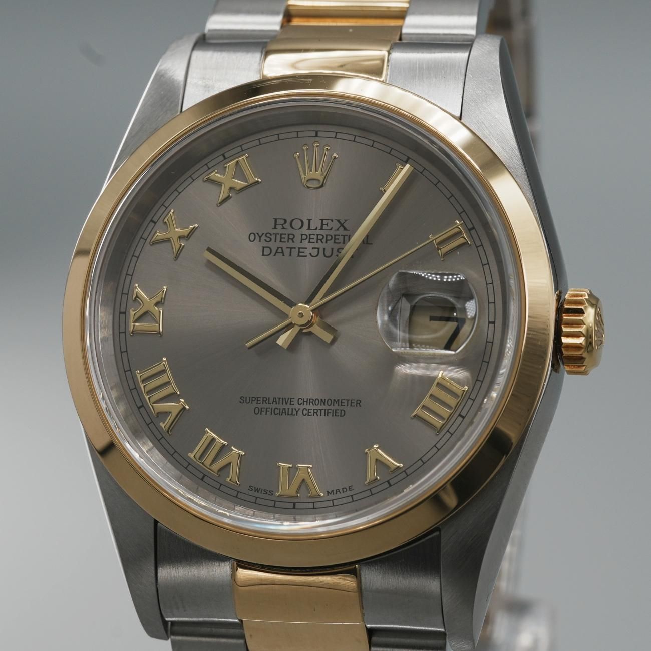 saoriririページです。 1997年製 ロレックス 16203 デイトジャスト SS＆YG 自動巻