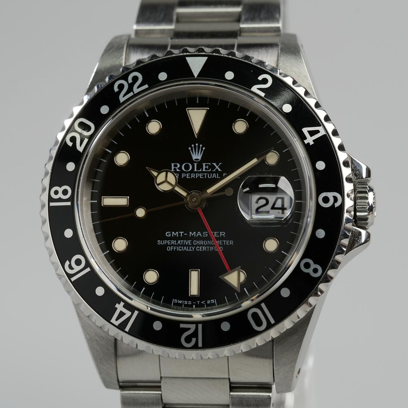 【通販激安】 1996年 ヴィンテージ ブラックベゼル ロレックス 16700 GMT その他