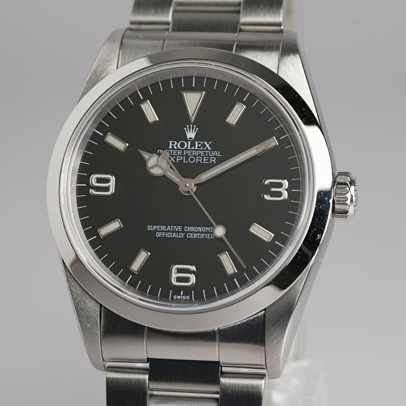 1997年 ロレックス エクスプローラーⅠ 14270 U番 ルミノバ オンリー