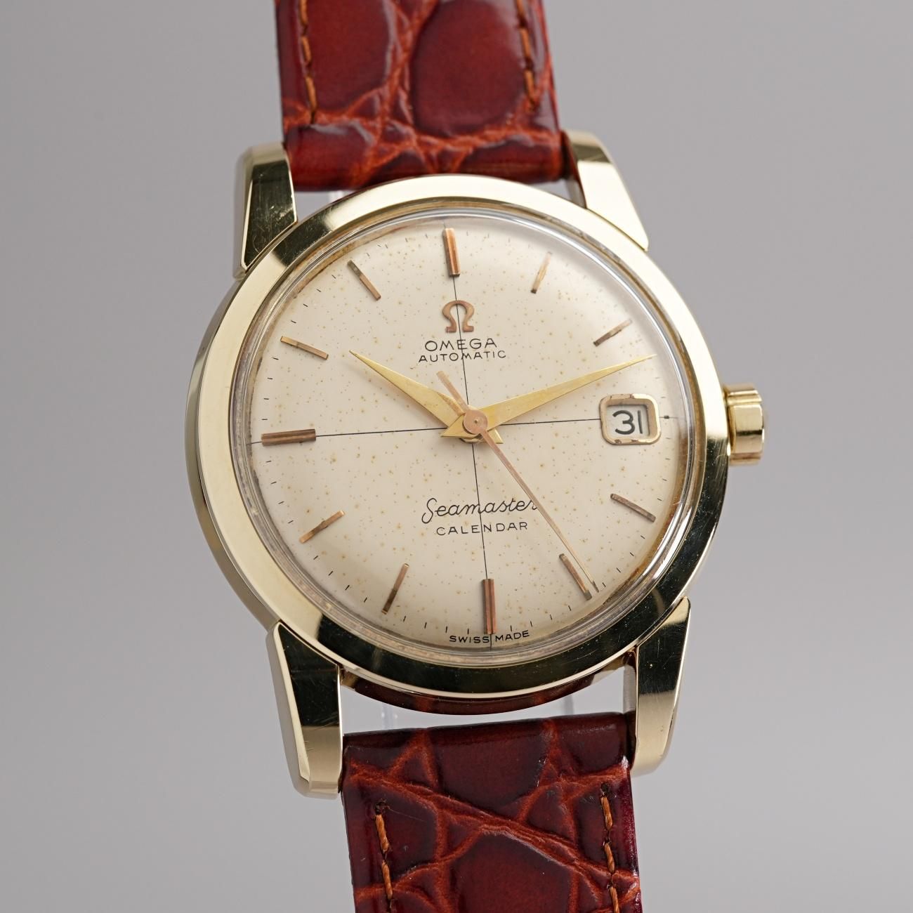 1958年製 アンティーク オメガ シーマスター Cal503 クロス