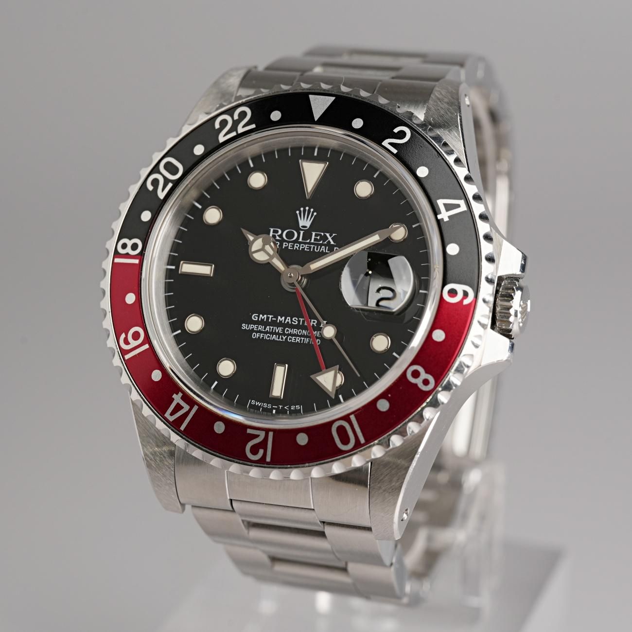 ロレックス コマ 16710 GMT マスター ss  ステンレス ROLEX ロレックス GMTマスターⅡ 2001年製 Ref.16710 コークベゼル