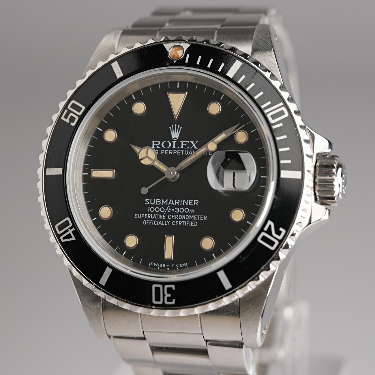 1985年 ロレックス サブマリーナー Ref.16800 トリチウム夜光 【ポスト