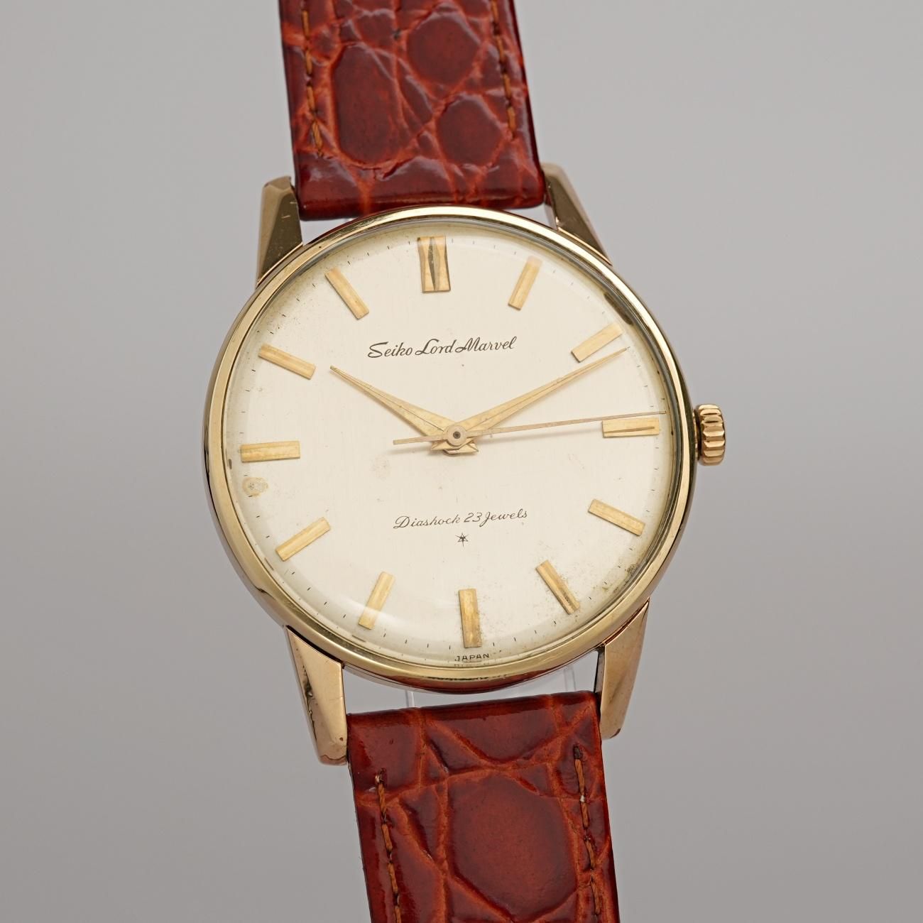 1963年製 アンティーク セイコー ロードマーベル 15023 手巻 14GF 筆記