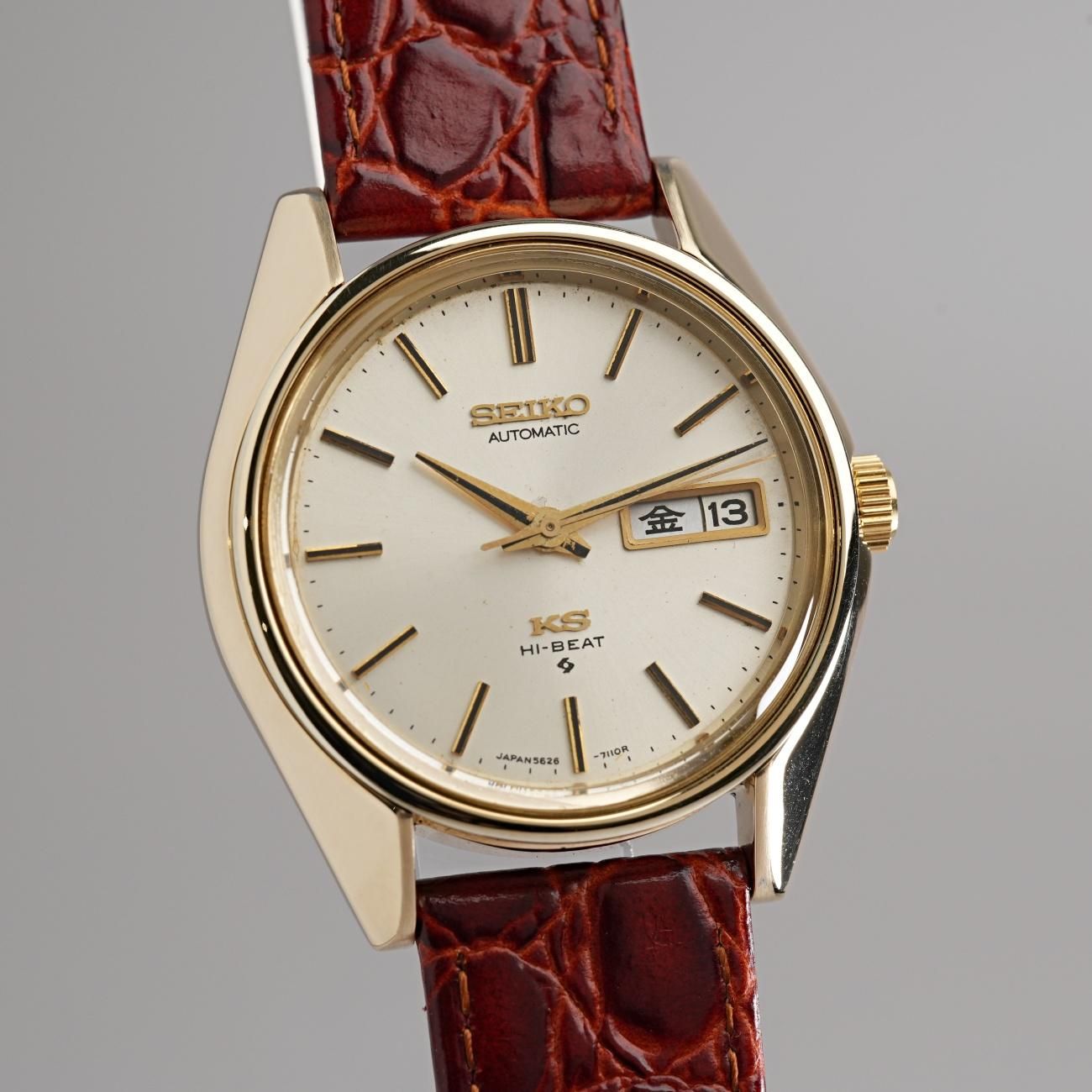 56 キングセイコー　5626-7113 不動　ジャンク品 キングセイコー 5626-7113 スクリューバック式裏蓋 自動巻 OH済