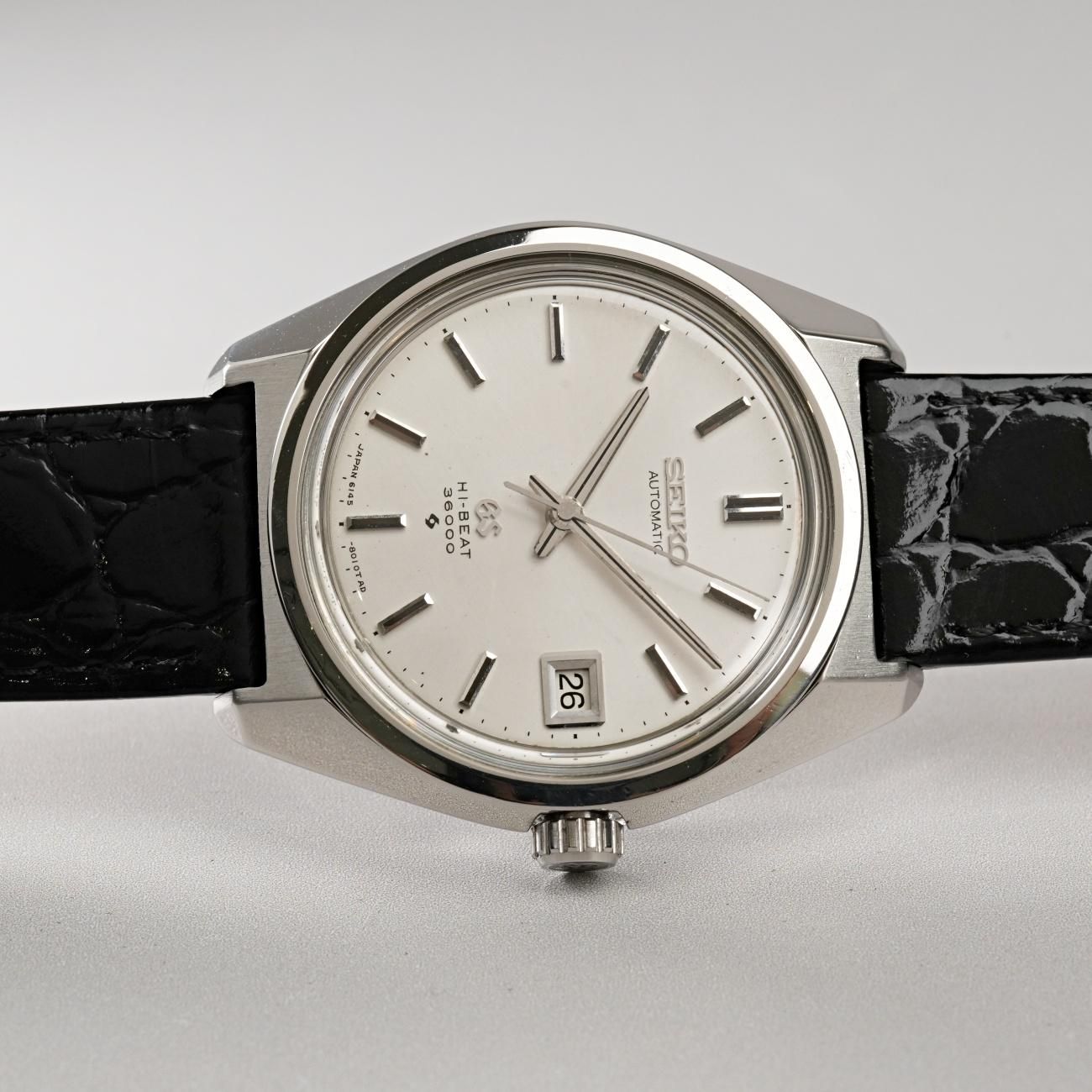 【OH済】美品GS GrandSeiko 6145-8000 Grand Seiko 極美品 OH済み グランドセイコー GS 36mm 自動巻き