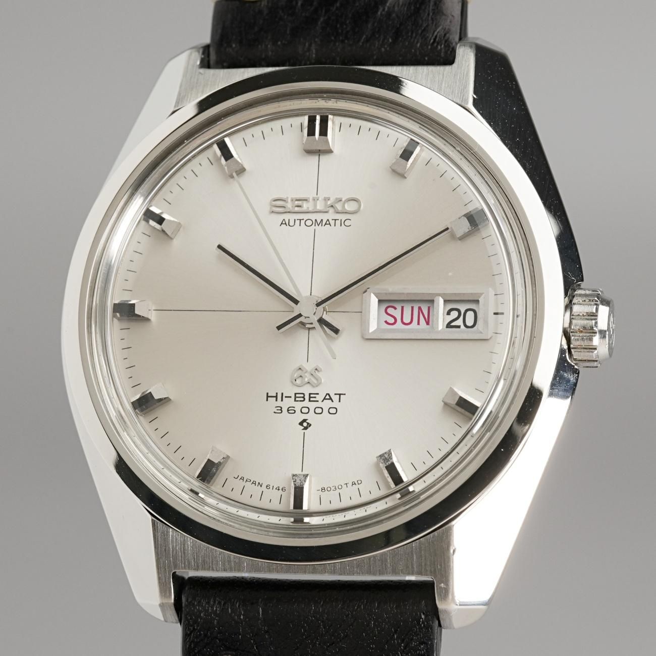 GS グランドセイコー　6146-8000 前期モデル　OH済　傷なし！超美品！ 1968年 K18金無垢 グランドセイコー アンティーク 6146-8000