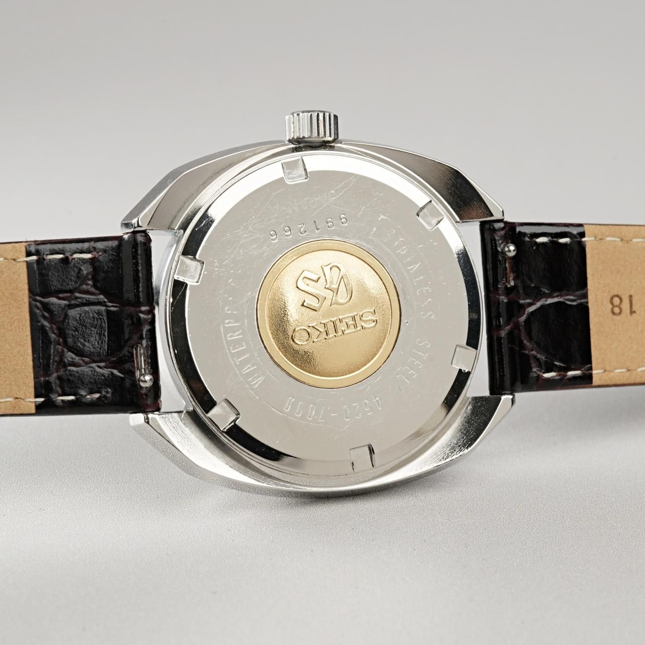 OH&新品仕上げ済】グランドセイコー 4520-7000 絹目文字盤 手巻き