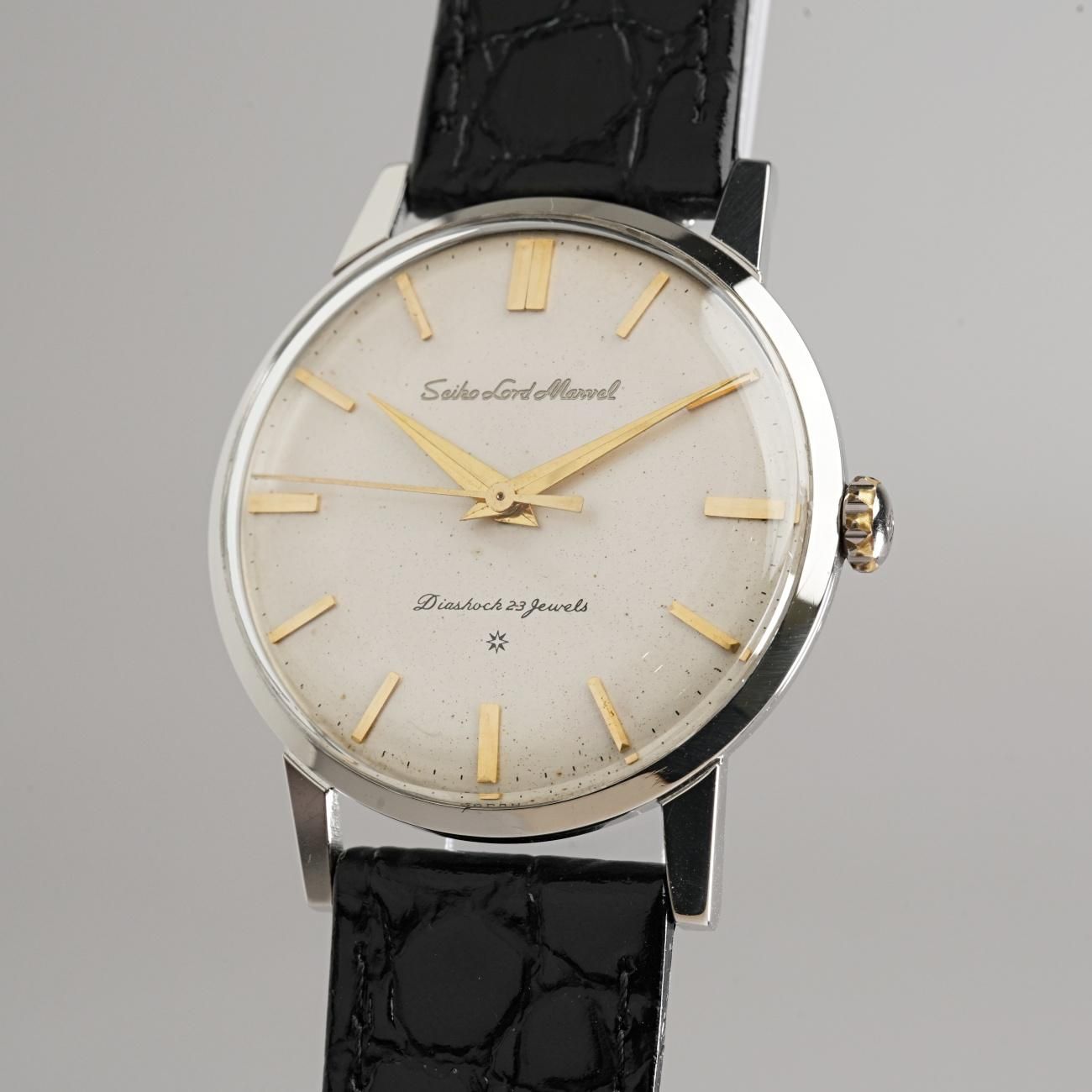 1959年製 アンティーク セイコー 希少 ロードマーベル SS 彫文字
