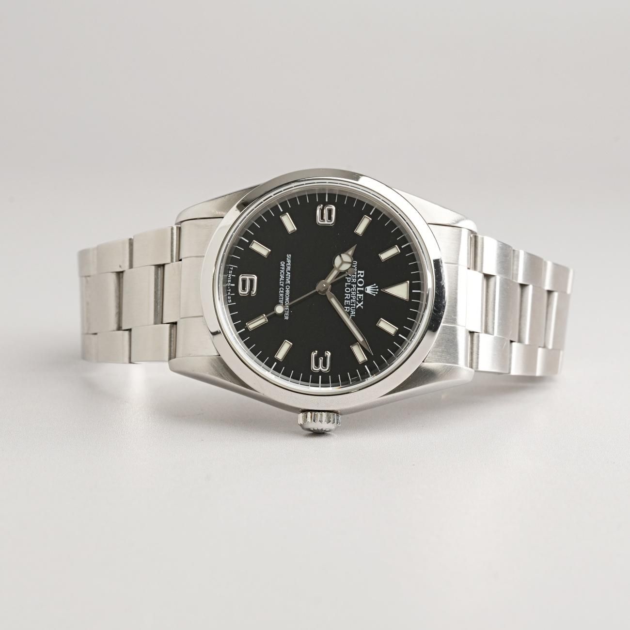 1997年 ロレックス エクスプローラーⅠ14270 U番 希少トリチノバ