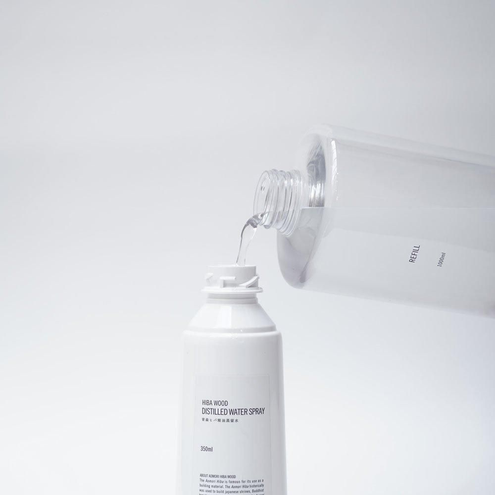 青森ヒバ精油蒸留水1000ml_DISTILLED WATER - Cul de Sac -JAPON